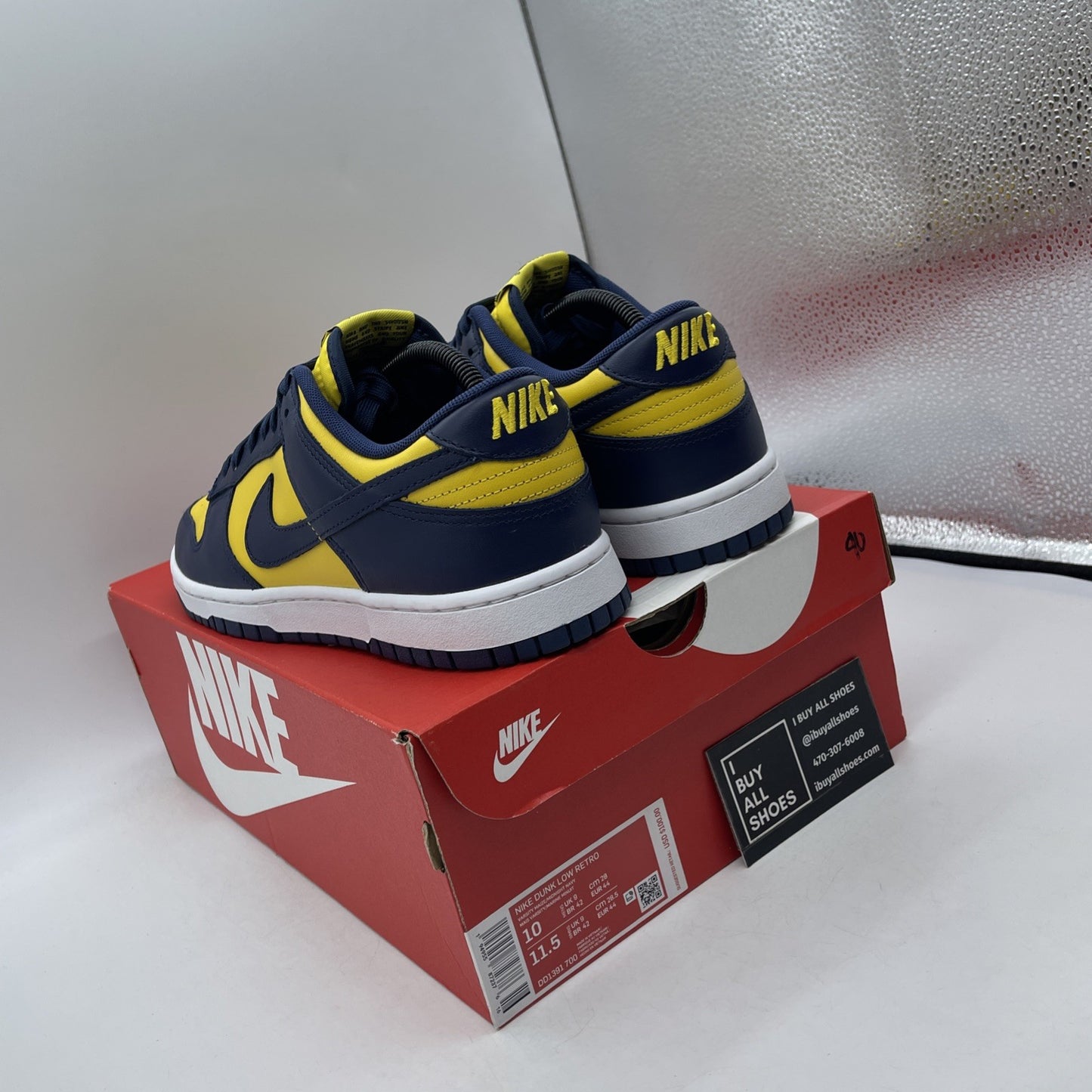 Size 10 - Nike Dunk Low Michigan 2021 (DD1391-700)