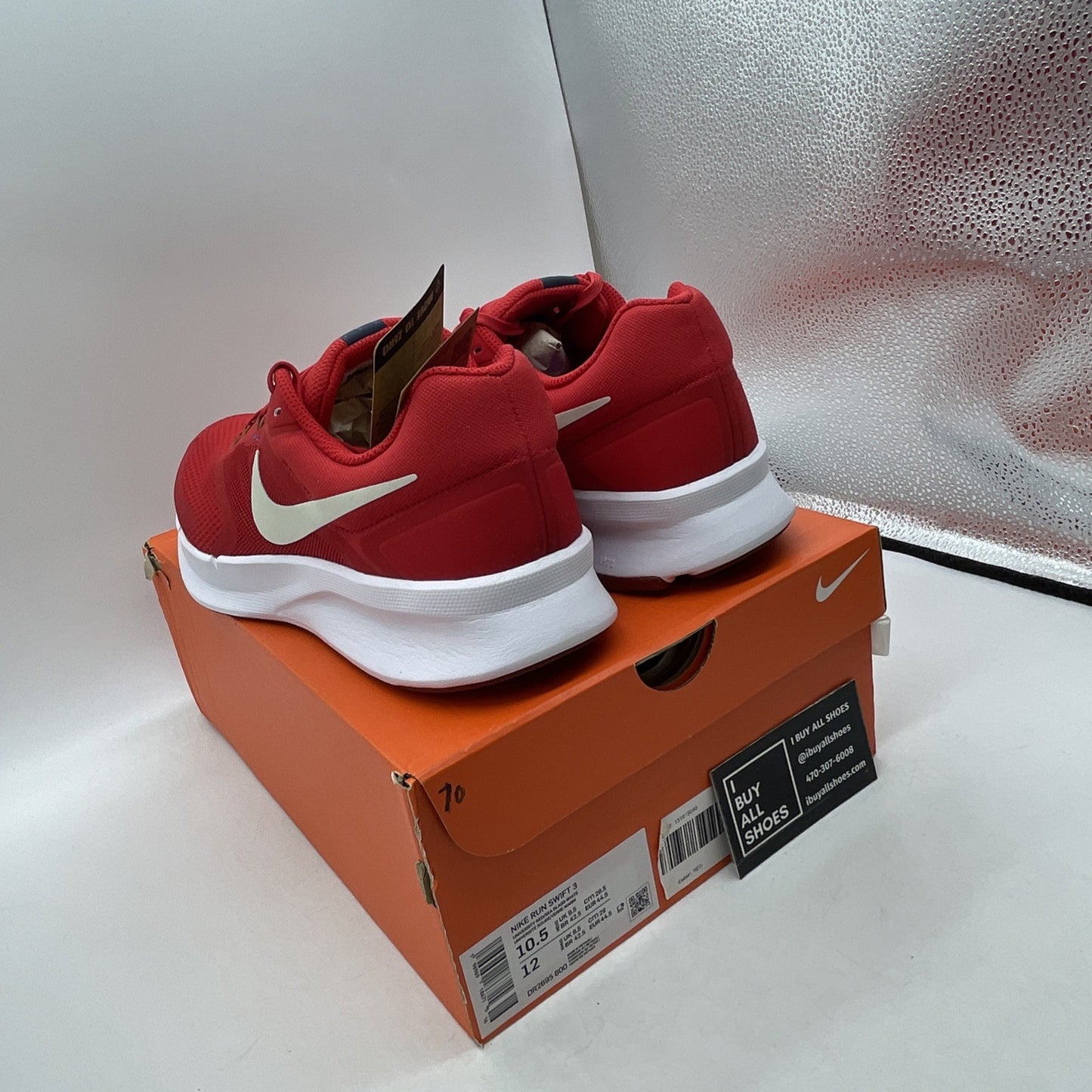 Size 10.5 - Nike Run Swift 3 University Red Sea Glass (DR2695-600)