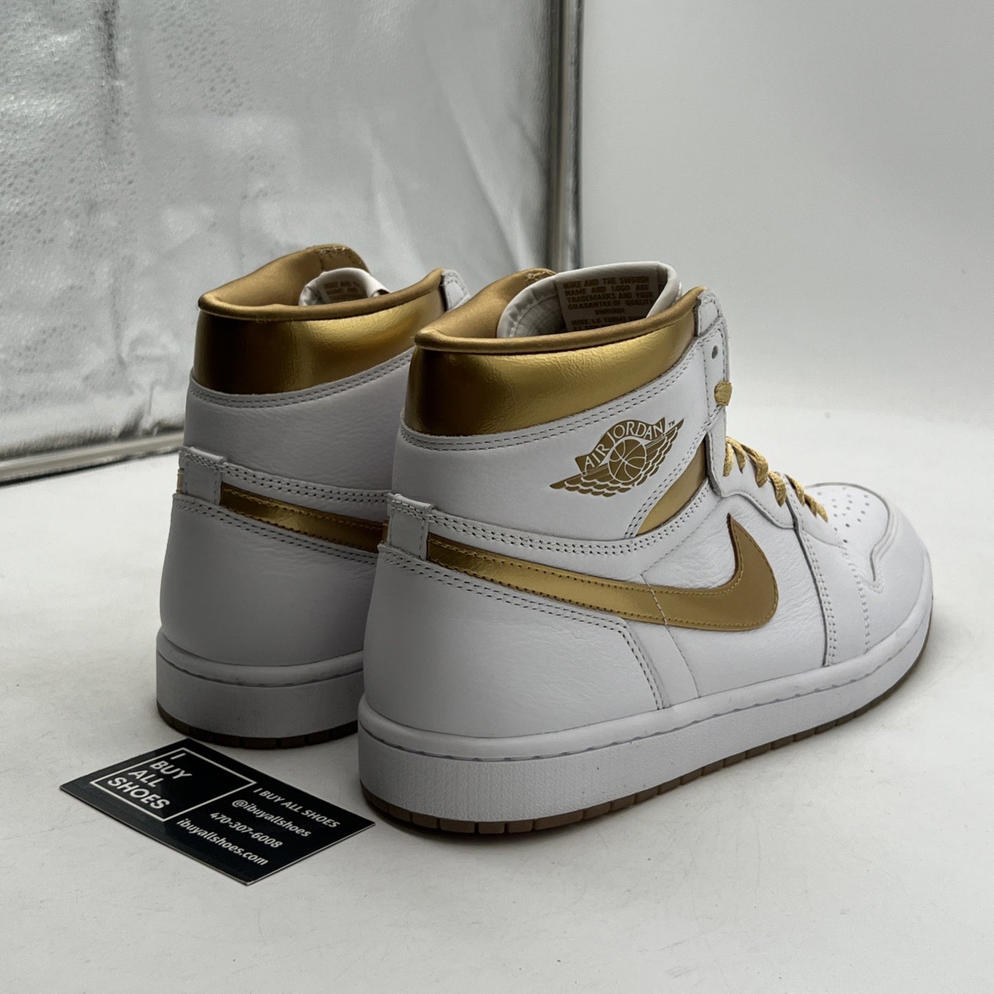 Size 12 - Air Jordan 1 Retro OG High Metallic Gold W (FD2596-107)