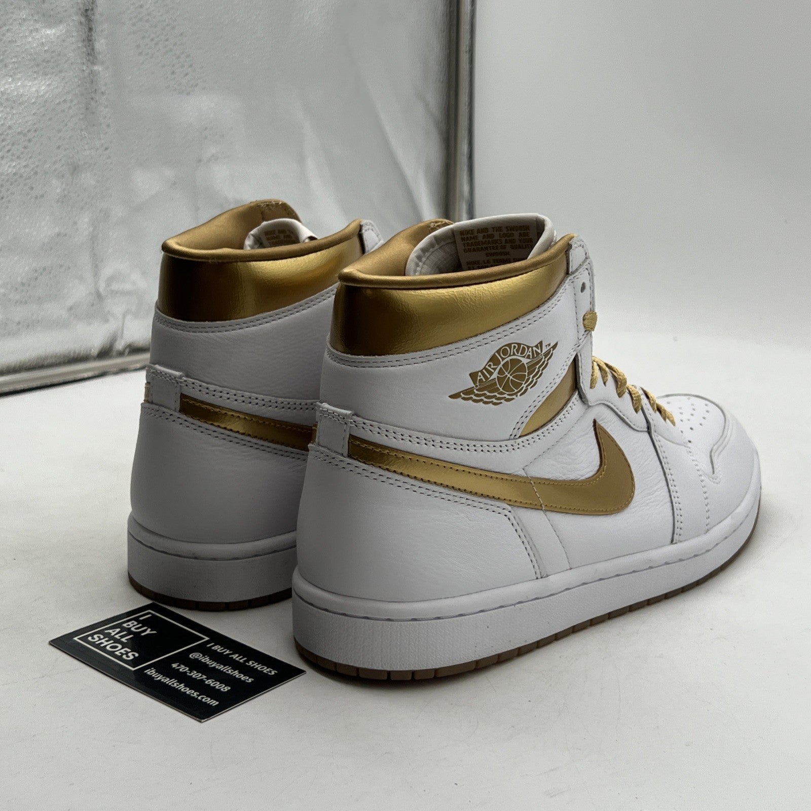 Size 12 - Air Jordan 1 Retro OG High Metallic Gold W (FD2596-107)