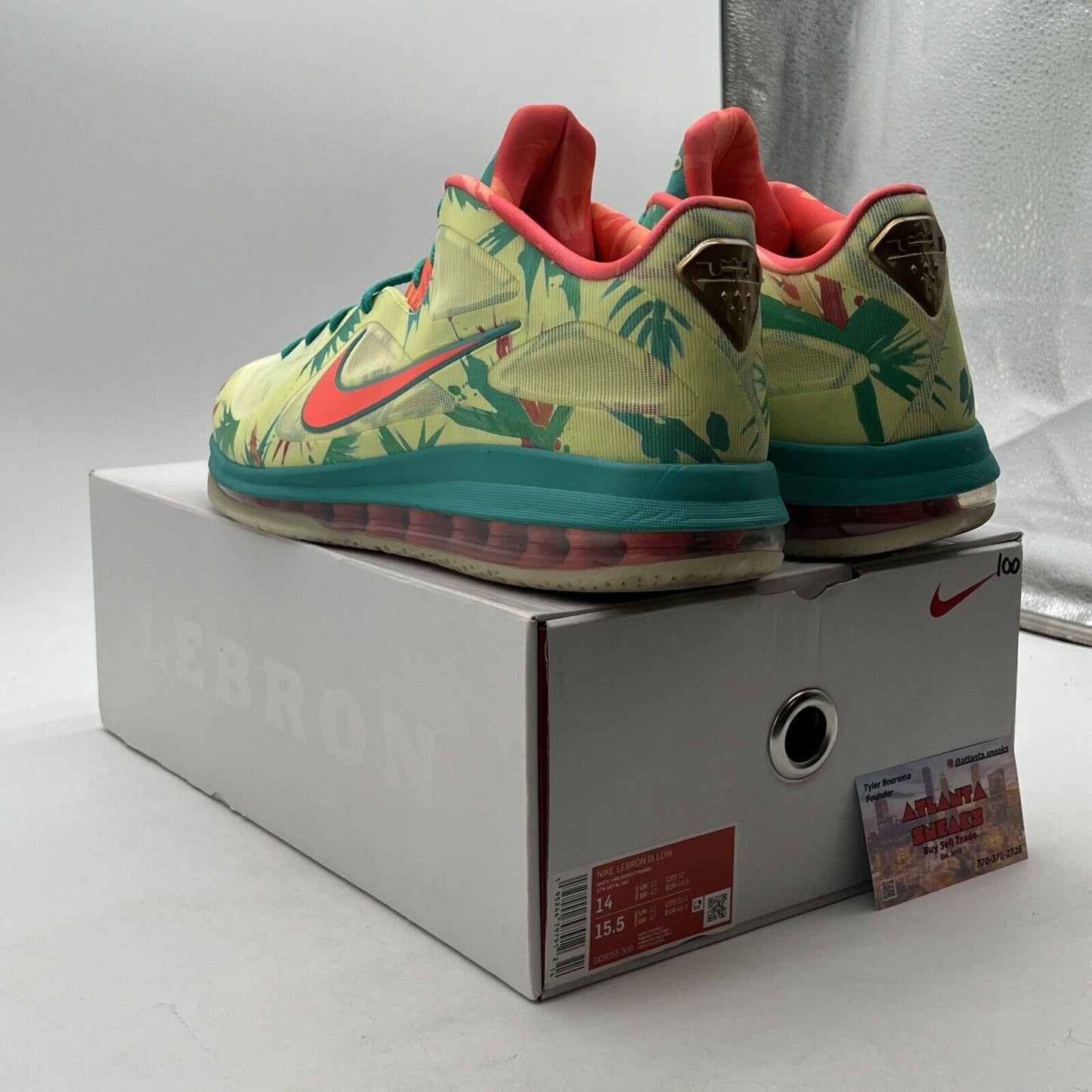 Size 14 - Nike LeBron 9 Low LeBronold Palmer (D09355-300)