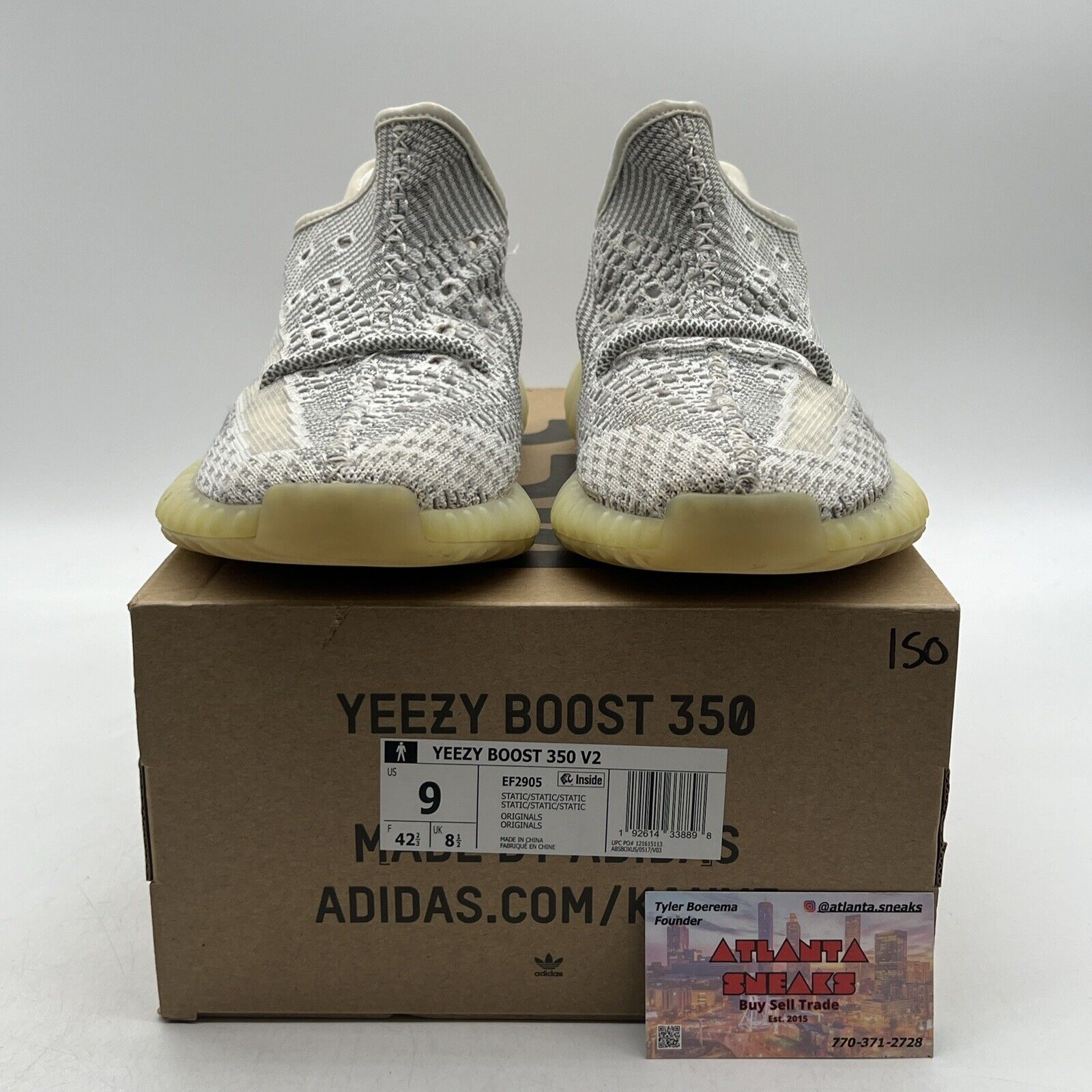 Size 9 - adidas Yeezy Boost 350 V2 2018 Low Static Non-Reflective Grey (EF2905)