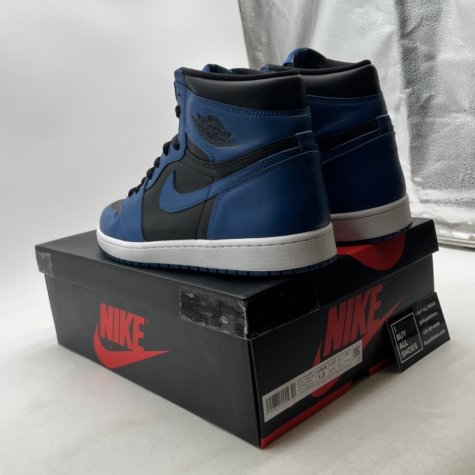 Size 13 - Air Jordan 1 Retro OG High Dark Marina Blue (555088-404)