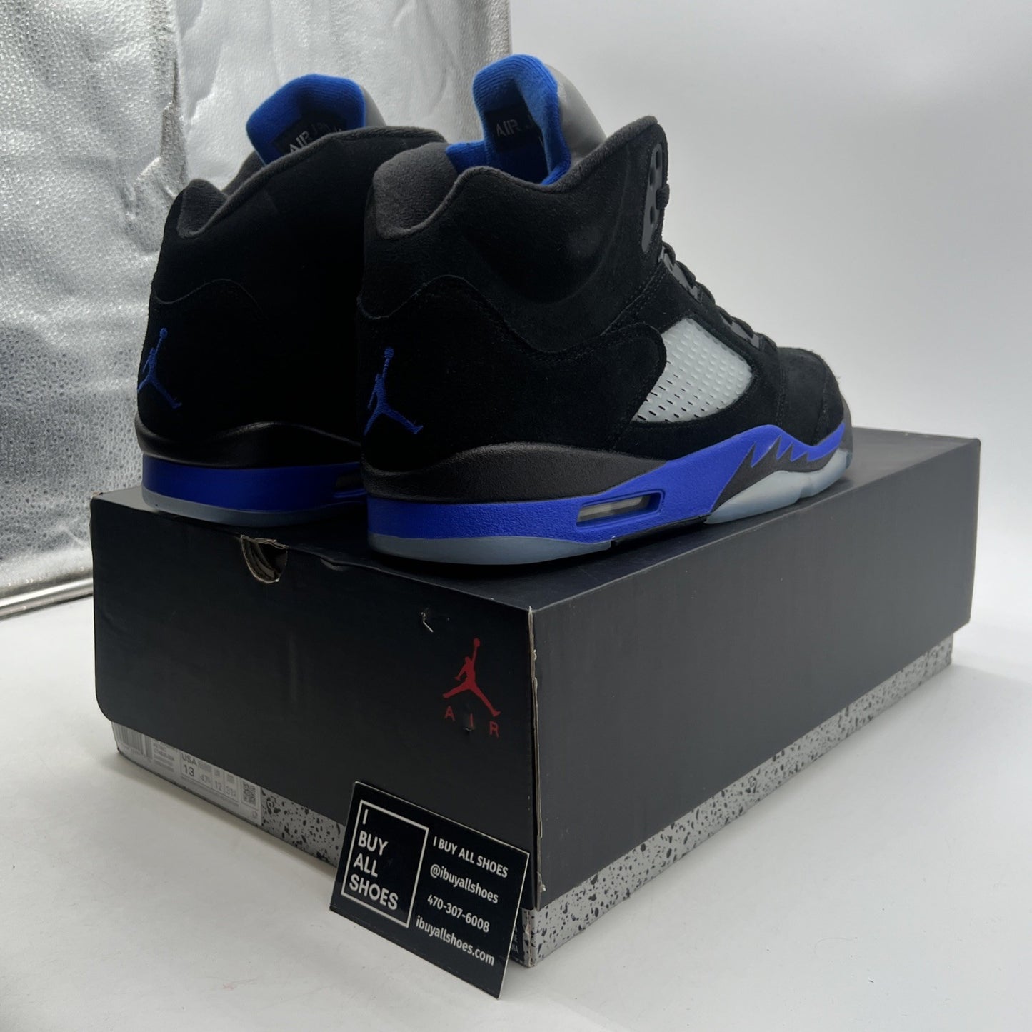 Size 13 - Air Jordan 5 Retro Mid Racer Blue (CT4838-004)