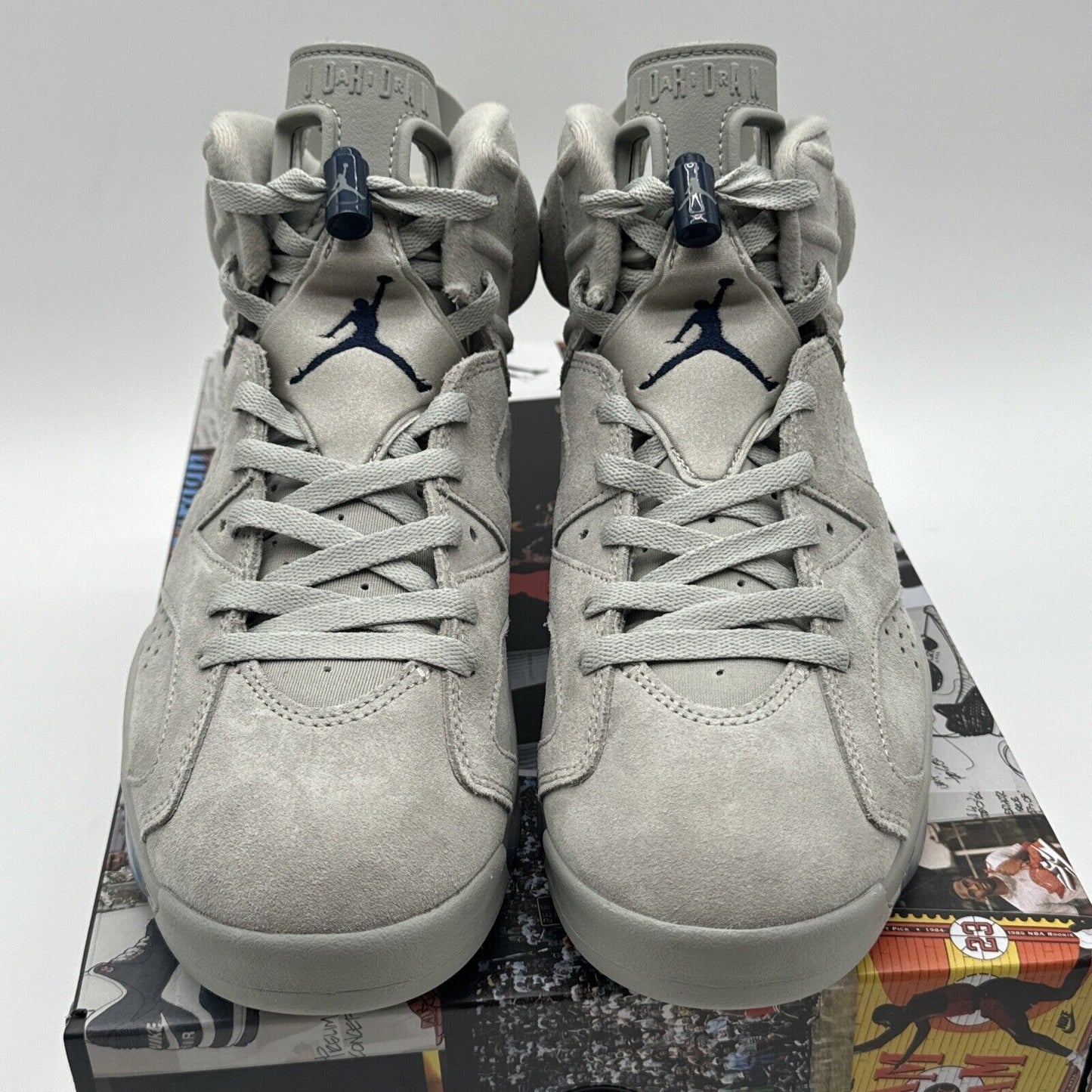 Size M 9.5 Air Jordan 6 Retro Georgetown CT8529-012 Magnet Grey College New