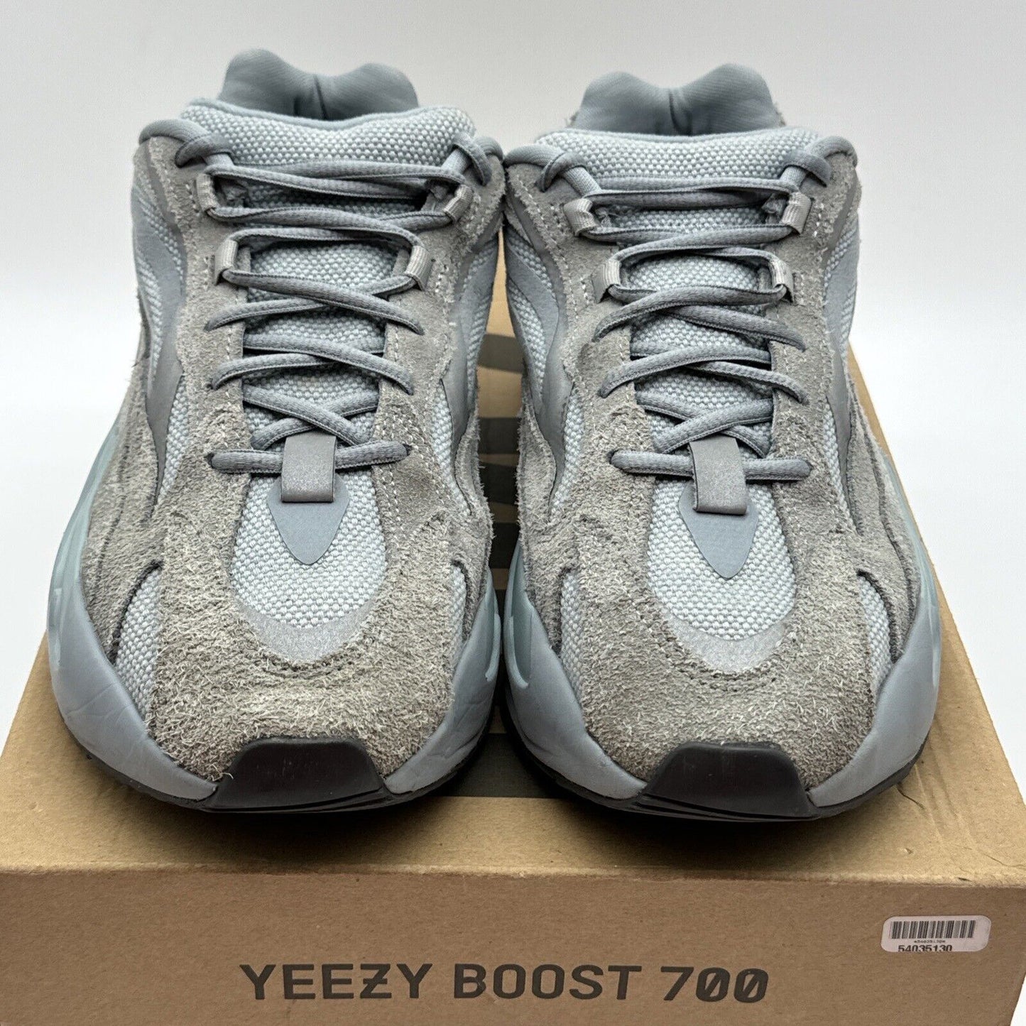 Size 10 - Yeezy Boost 700 V2 Hospital Blue Icy 🥶 3m Grey Unc Thick Suede Canvas