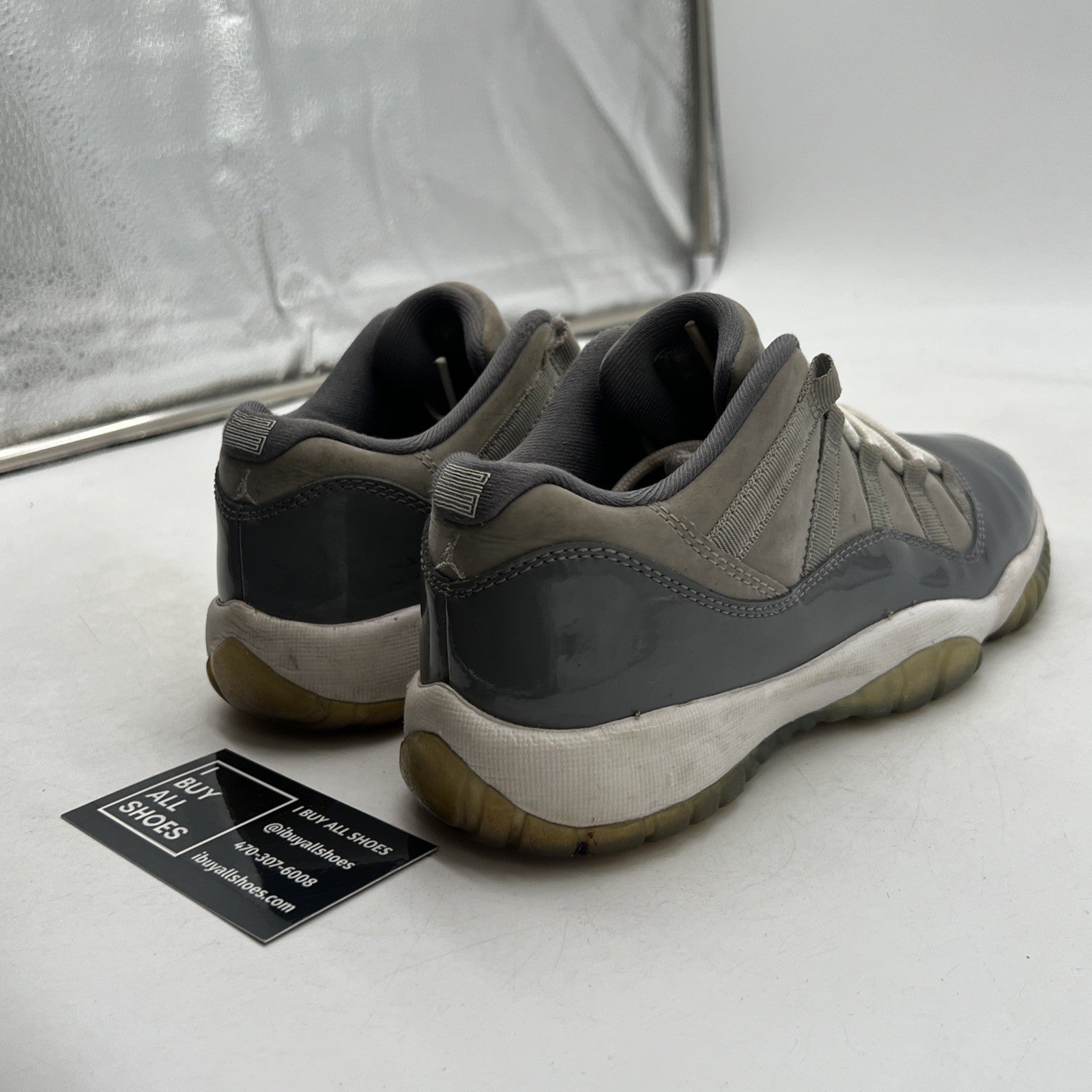 Size 5.5Y - Air Jordan 11 Retro Low Cool Grey 2018 (528896-003)