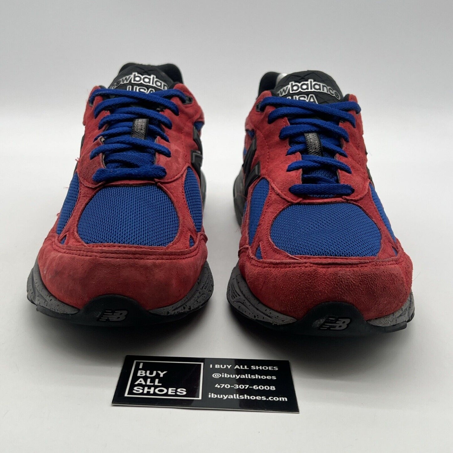 Size 12 - New Balance 990v3 Made In USA Red Suede (US990MC3)
