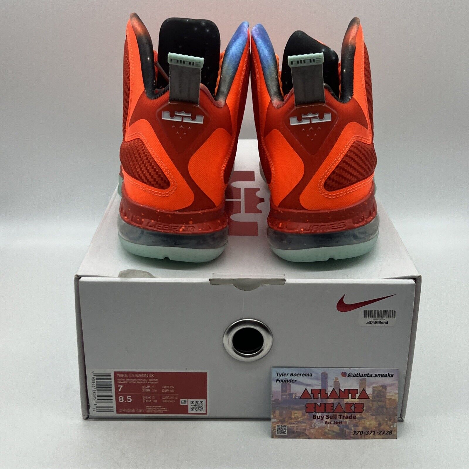 Size 7 - Nike LeBron 9 2022 Big Bang Brand New Og All