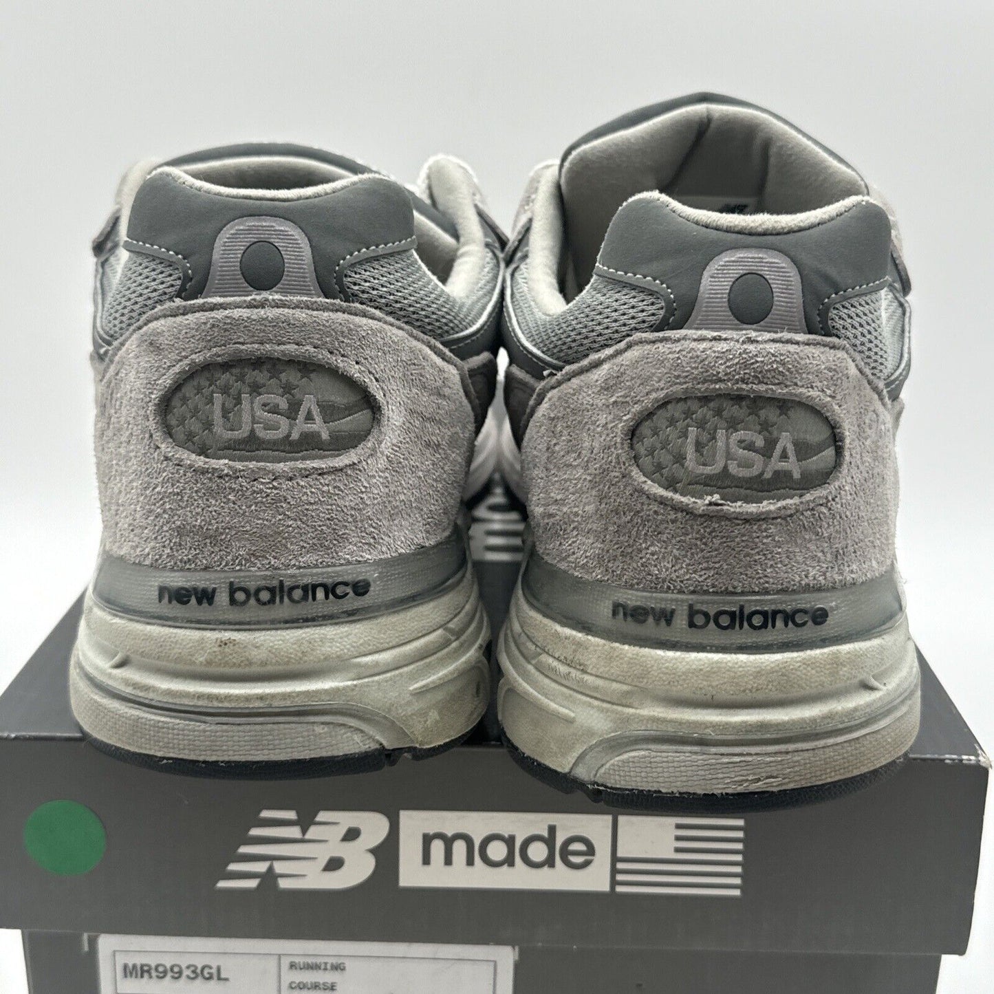 Size 12 - New Balance 993 Gray White Og All Suede Under Retail Deal 3m Reflect