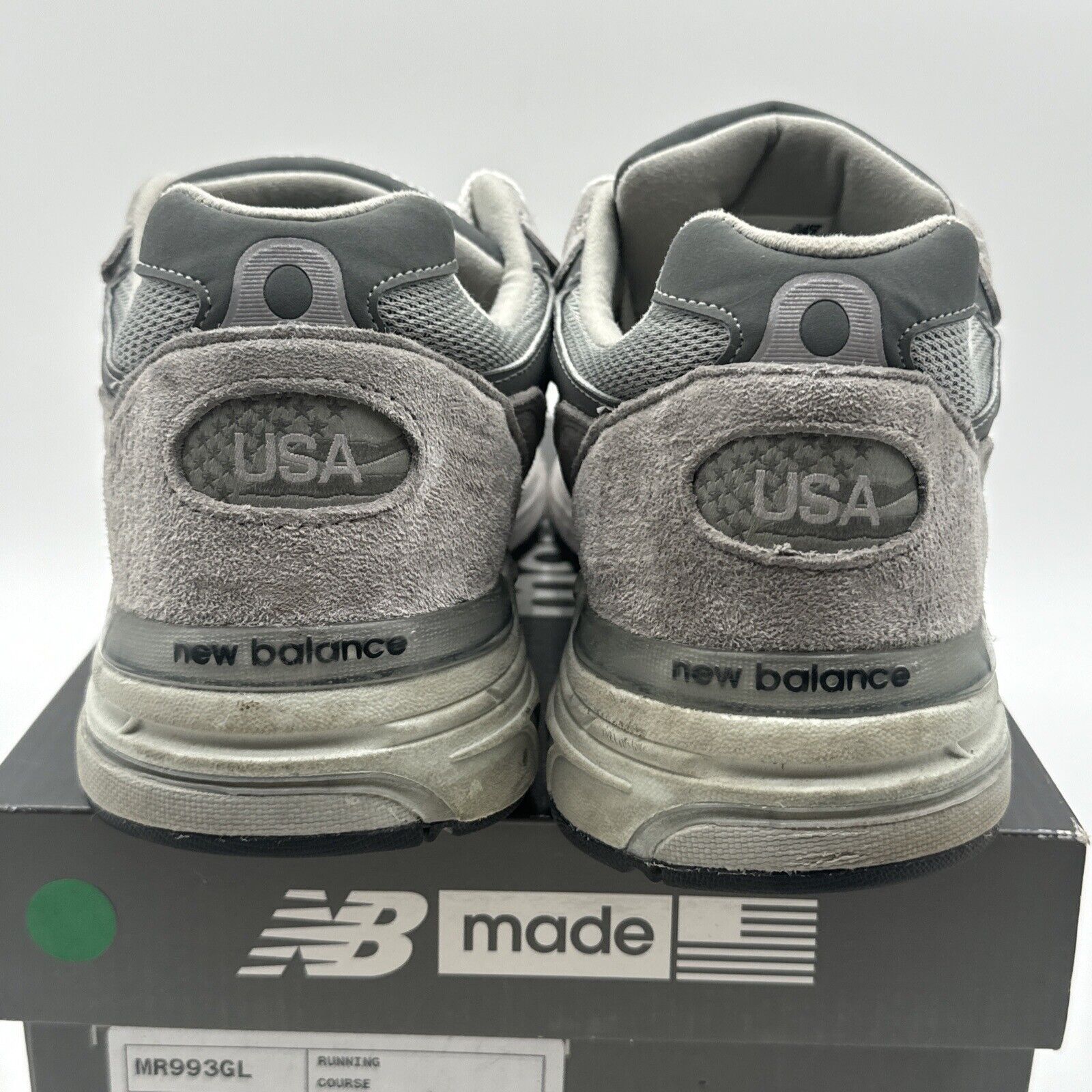 Size 12 - New Balance 993 Gray White Og All Suede Under Retail Deal 3m Reflect