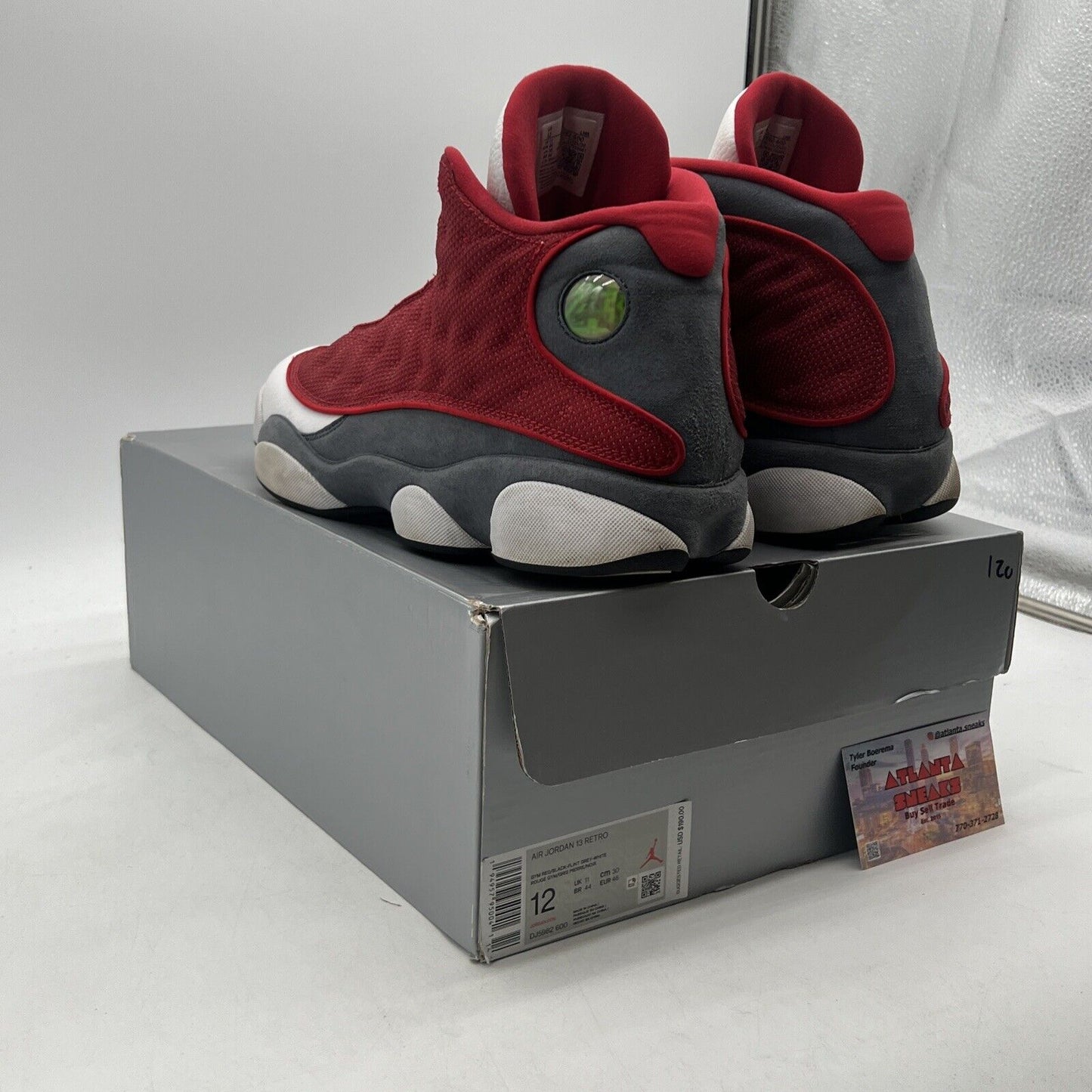 Size 12 - Jordan 13 Red/White - White Red Grey Suede (DJ5982-600)