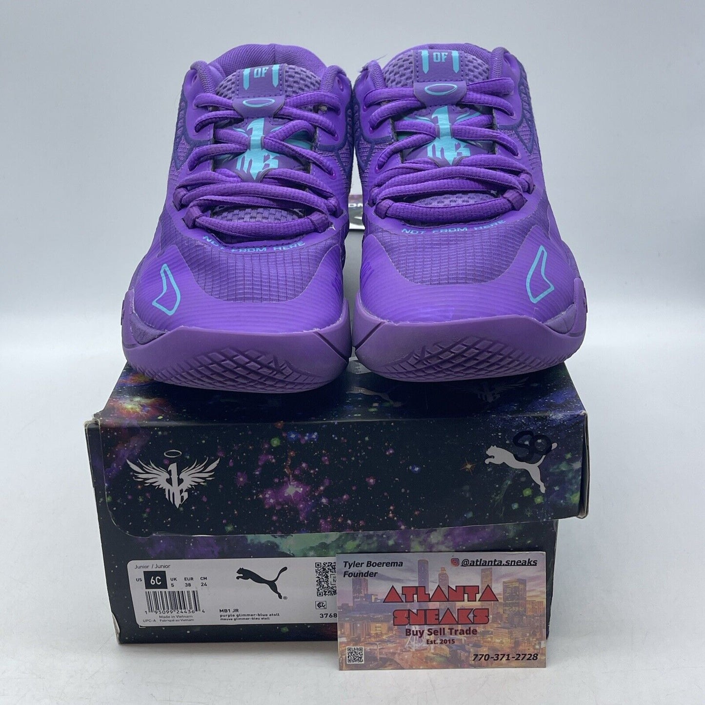 Size 6Y - PUMA MB.01 Queen City Blue Purple (376886-10)