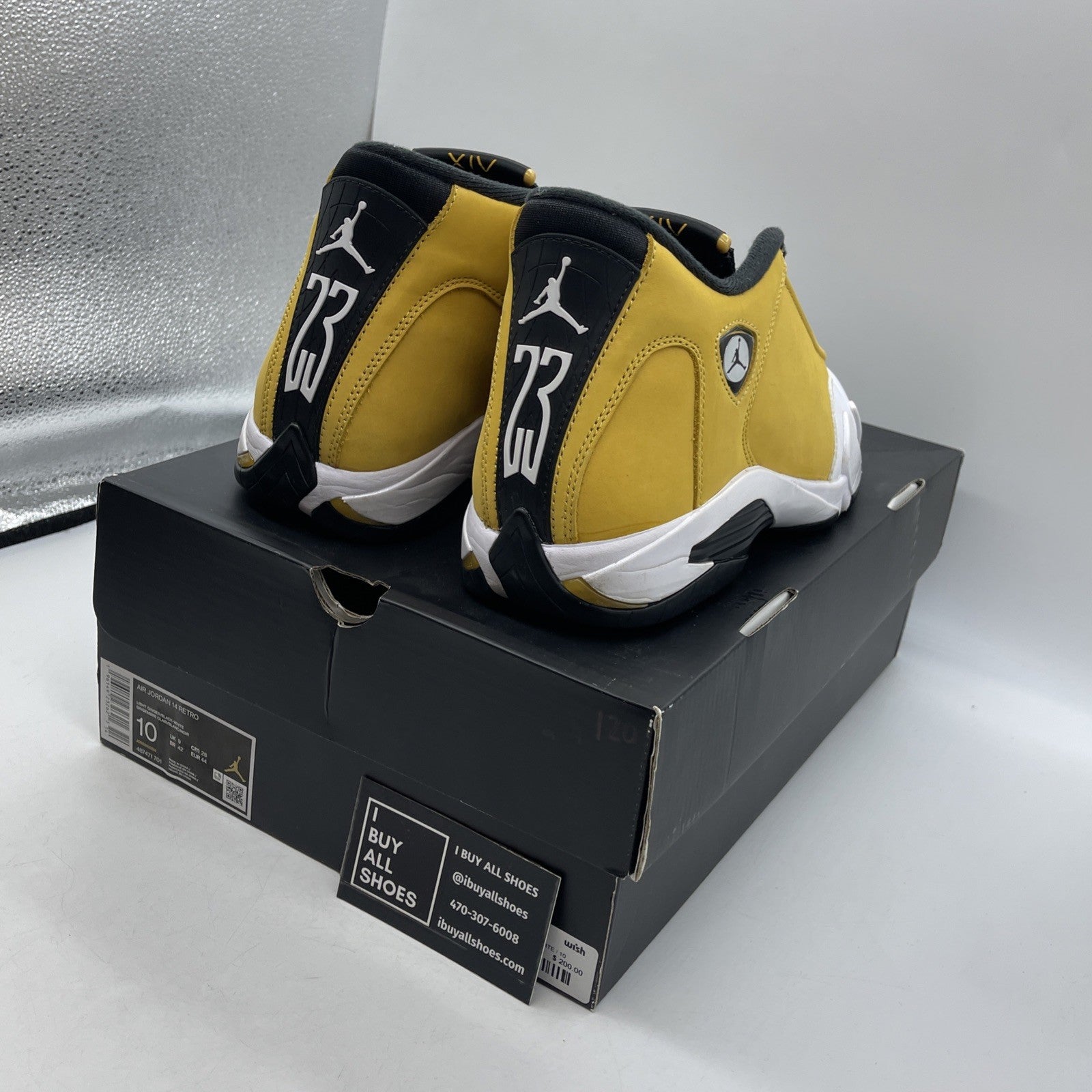 Size 10 - Air Jordan 14 Retro Light Ginger 2022 (487471-701)