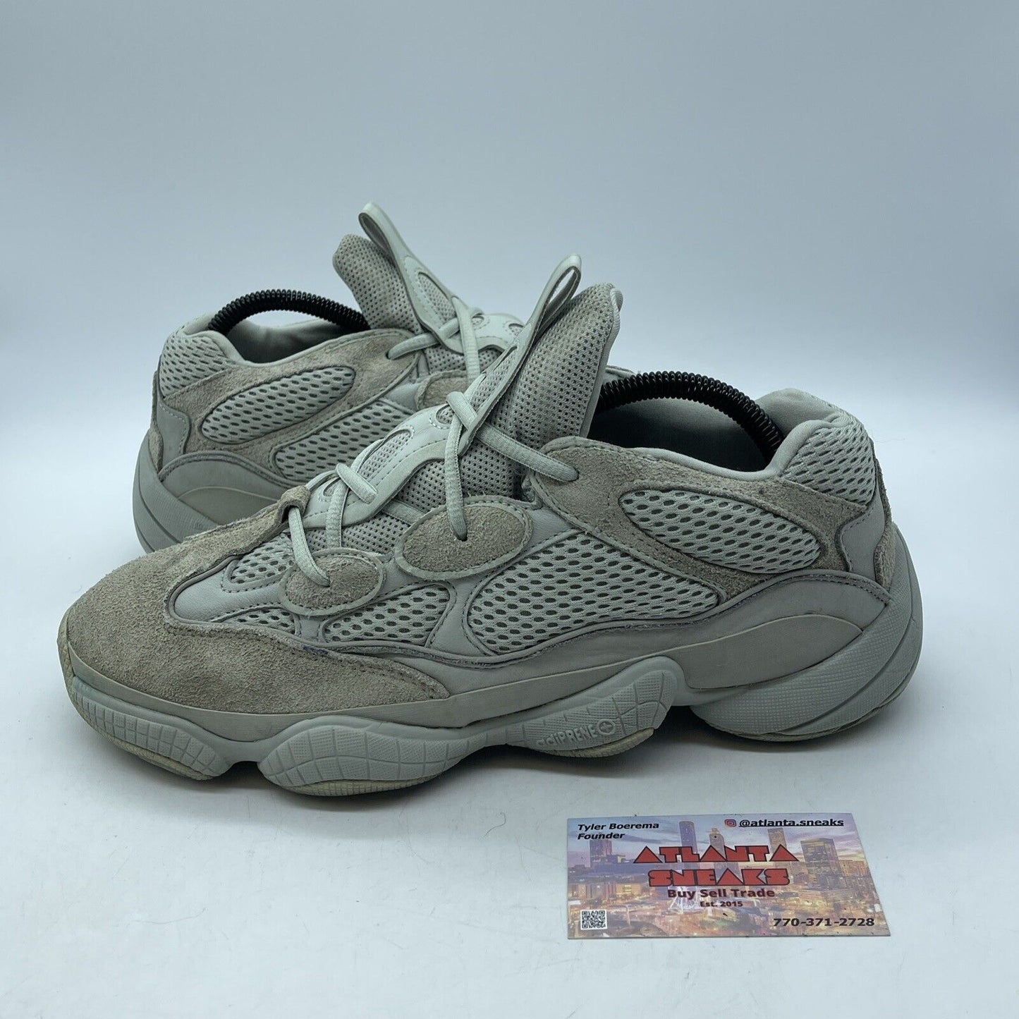 Size 10 - adidas Yeezy 500 Salt Grey Brown Suede Leather (EE7287)