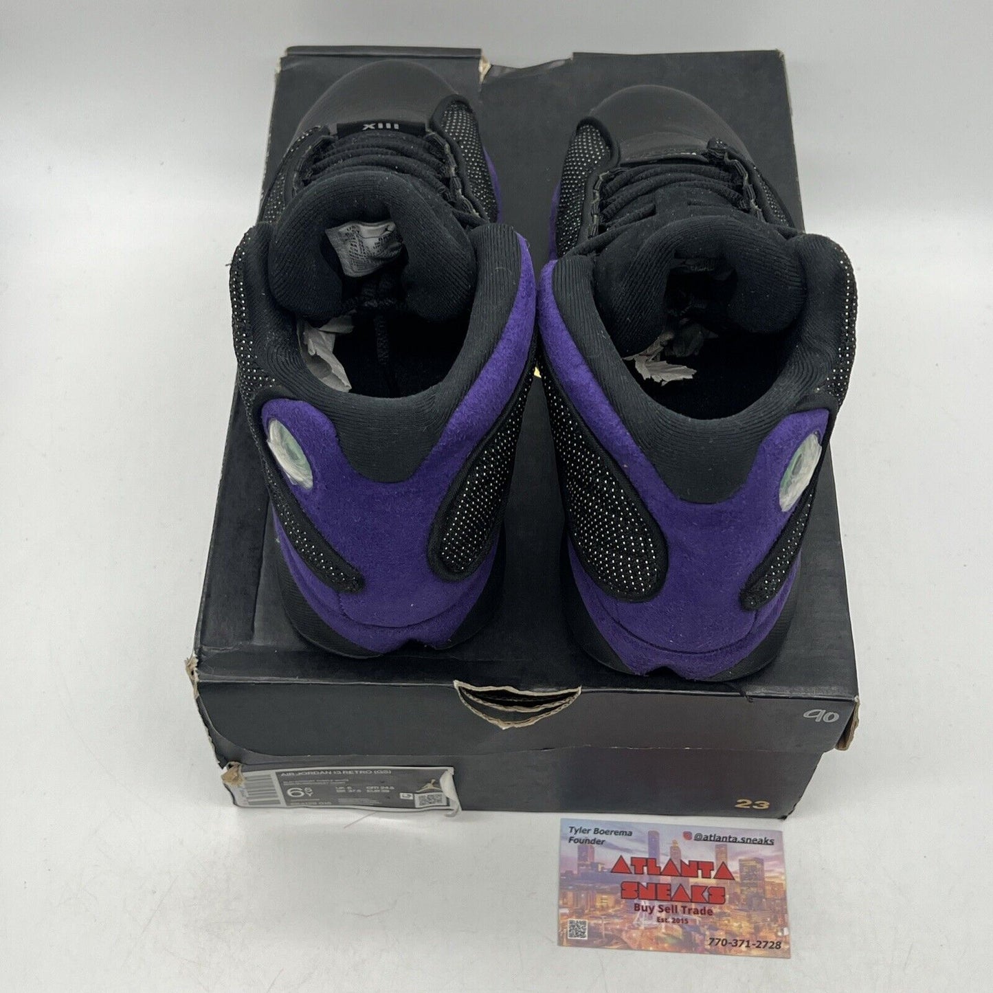Size 6.5 - Jordan 13 Retro Court Purple Black Suede (884129-015)