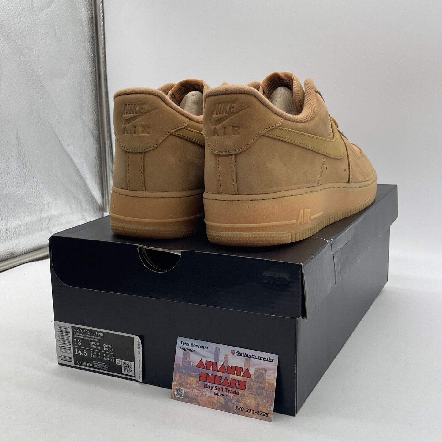 Size 13 - Nike Air Force 1 Low Flax 2019/2022 Brown Suede (CJ9179-200)