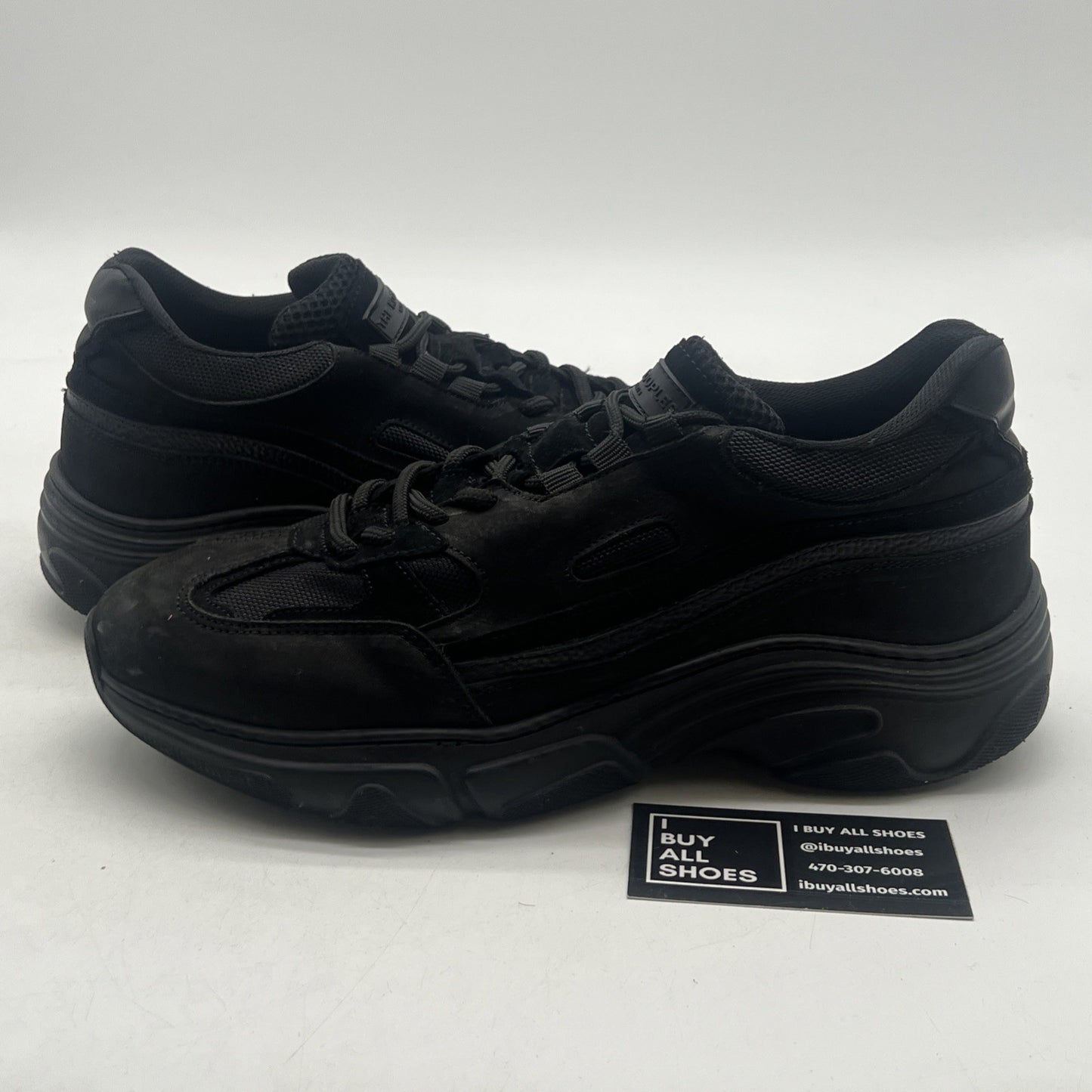 Size 42 - The Kooples Trainer Triple Black