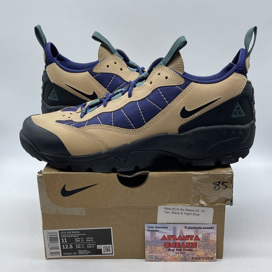 Size 11 - Nike ACG Air Mada Vachetta Tan Purple Black Suede Leather (DM3004-200)