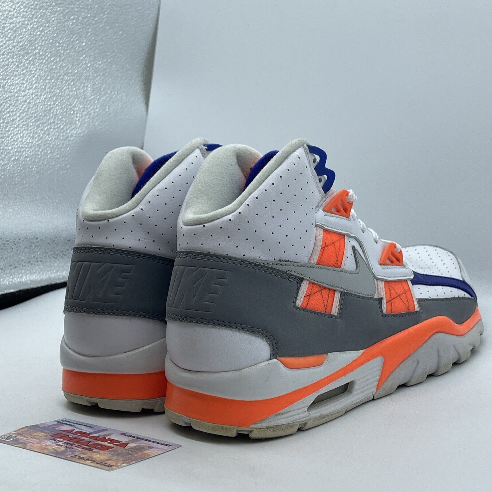 Size 10 - Nike Air Trainer SC Bo Jackson Orange Gray Blue Leather (302346-106)