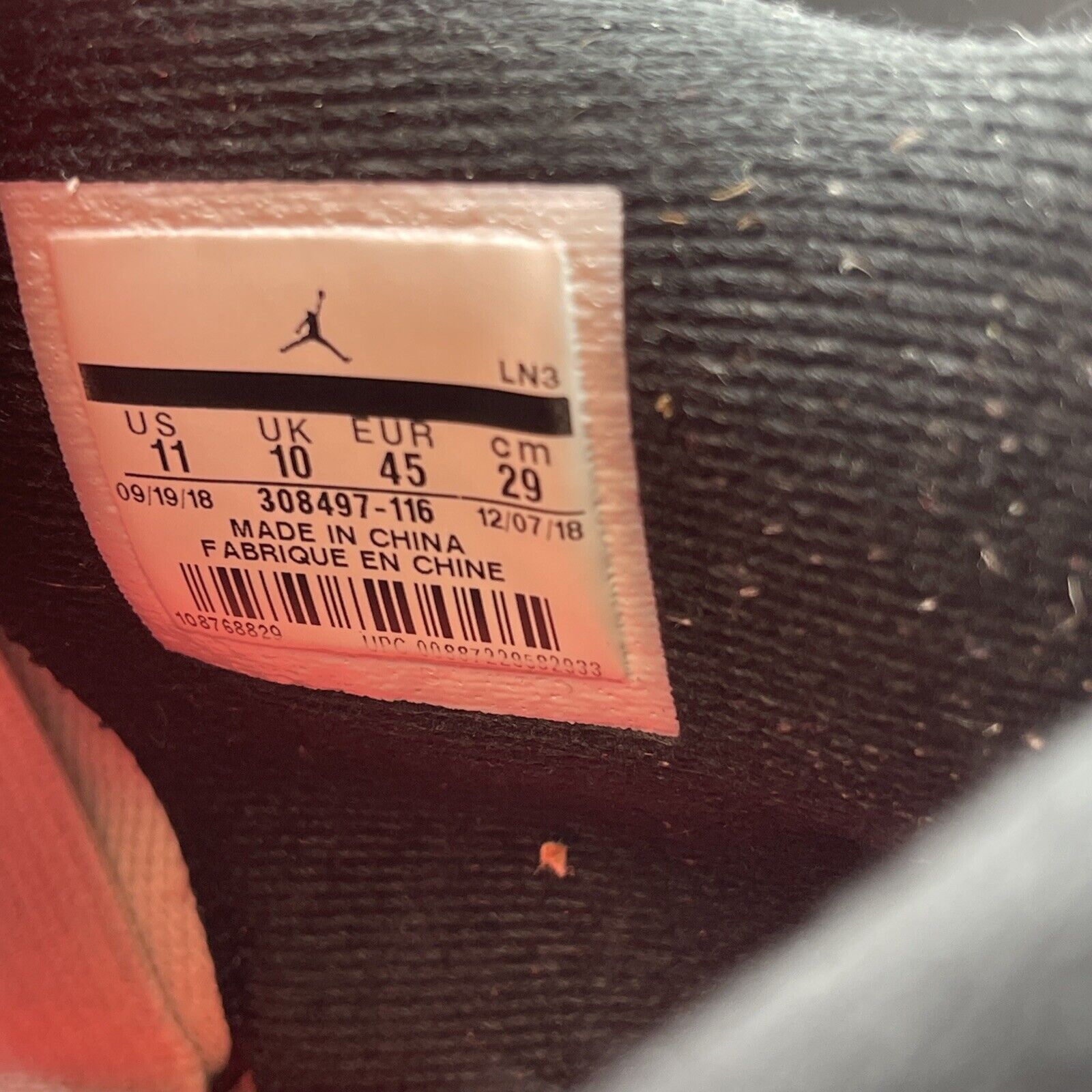 Size 11 - Jordan 4 Retro Pale Citron, Bright Crimson White Black (308497-116)
