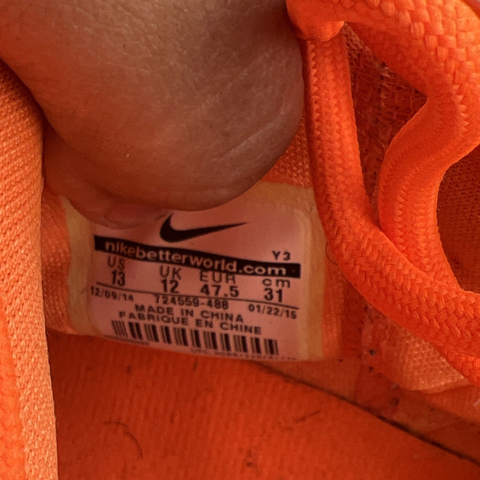 Size 13 - Nike LeBron 12 Elite Elevate (724559-488)