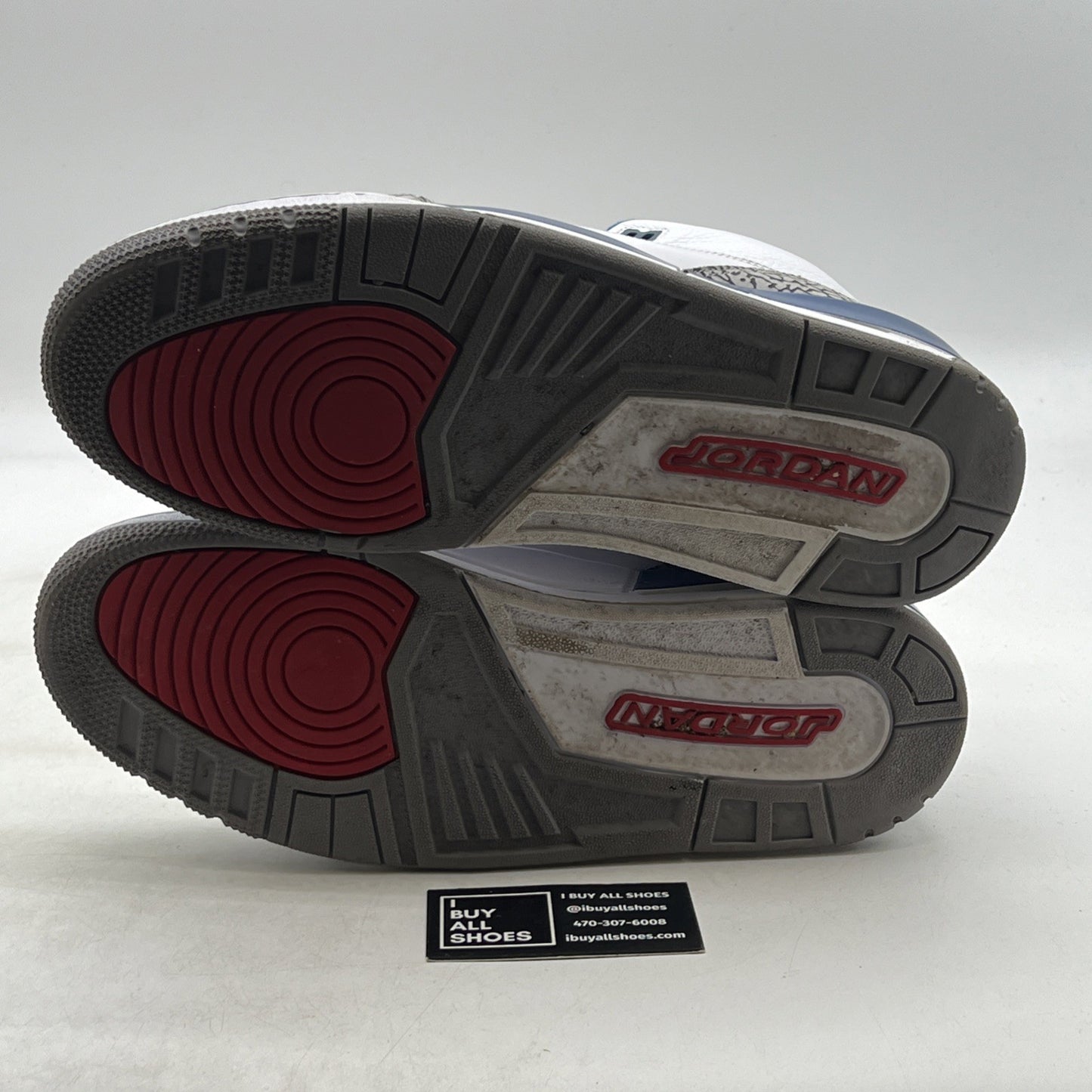 Size 12 - Air Jordan 3 Retro 2011 True Blue (136064-104)