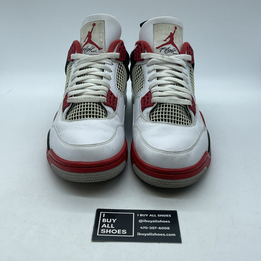 Size 11.5 - Jordan 4 Retro OG Mid Fire Red White Leather (DC7770-160)