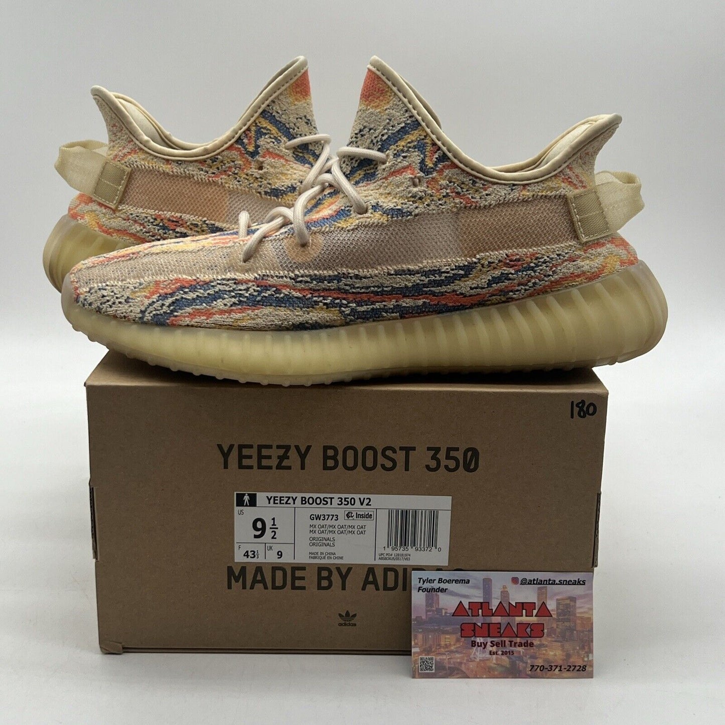 Size 9.5 - adidas Yeezy Boost 350 V2 Low MX Oat (GW3773)