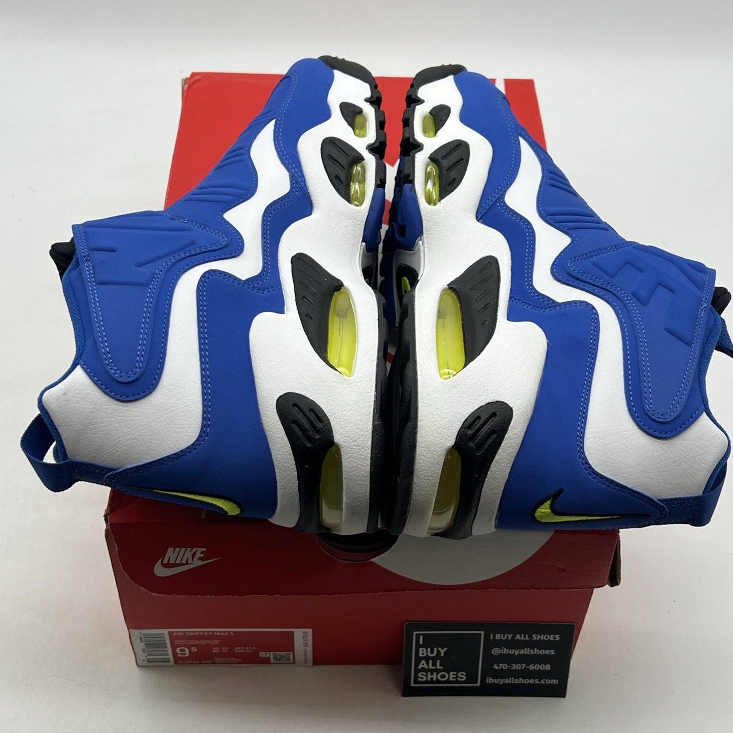 Size 9.5 - Nike Air Griffey Max 1 2021 Varsity Royal (DJ5161-400)
