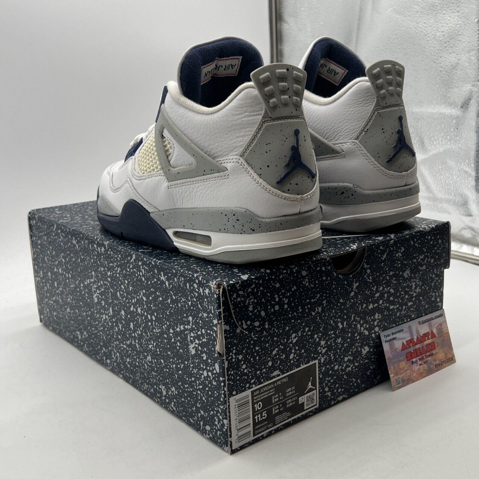 Size 10 - Air Jordan 4 Retro Mid Midnight Navy (DH6927-140)