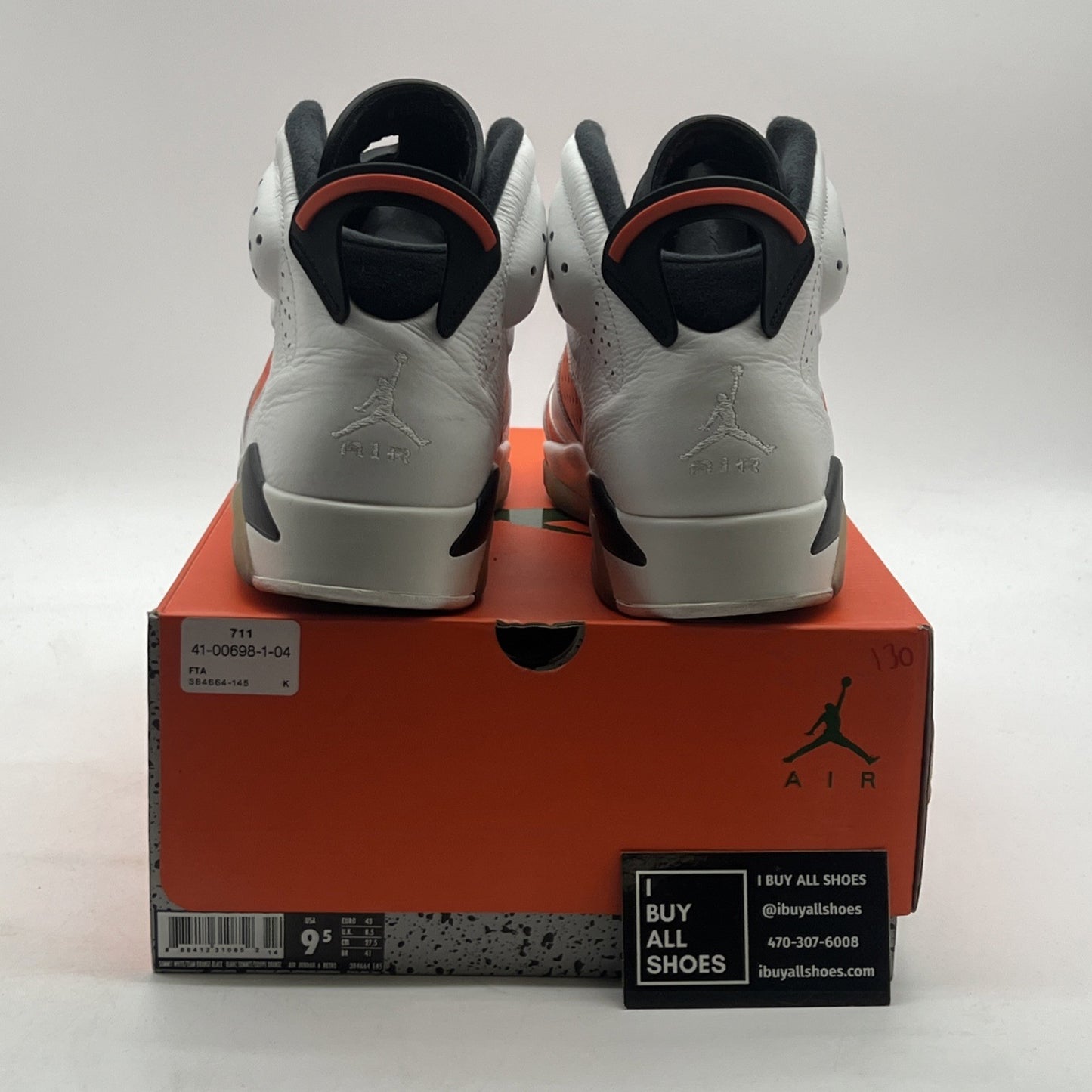 Size 9.5 - Air Jordan 6 Retro Gatorade (384664-145)