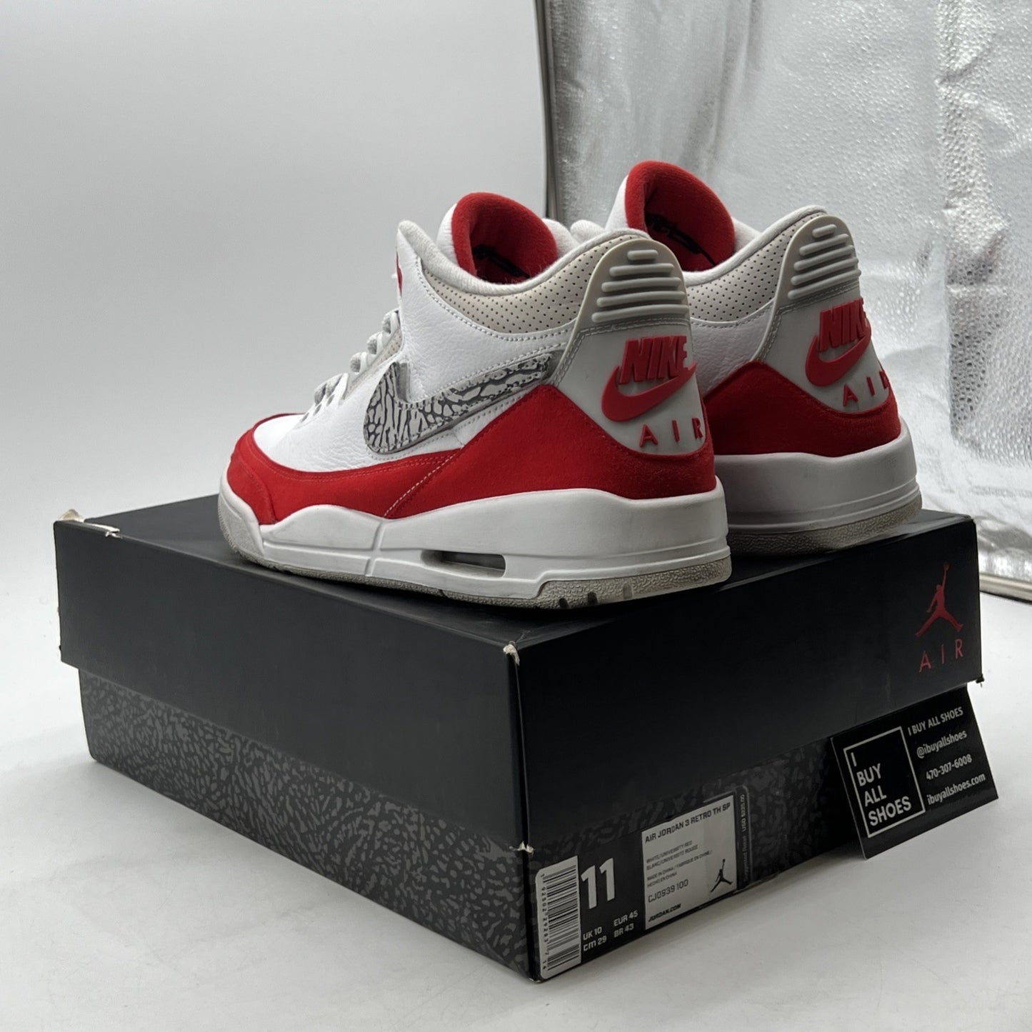 Size 11 - Air Jordan 3 Retro Tinker Air Max 1 2019 (CJ0939-100)