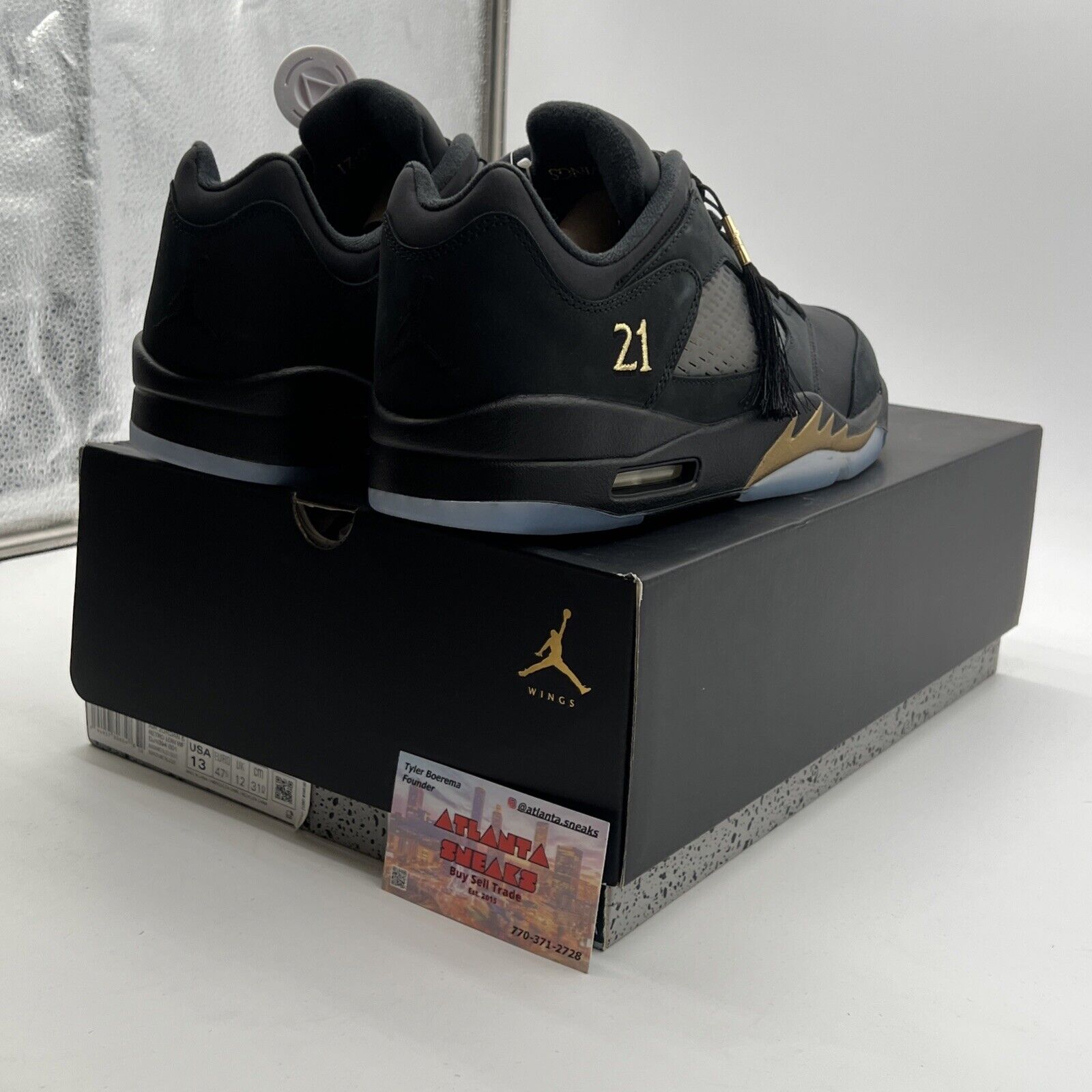 Size 13 - Air Jordan 5 Retro Wings Low Class of 2020-21 (DJ1094-001)