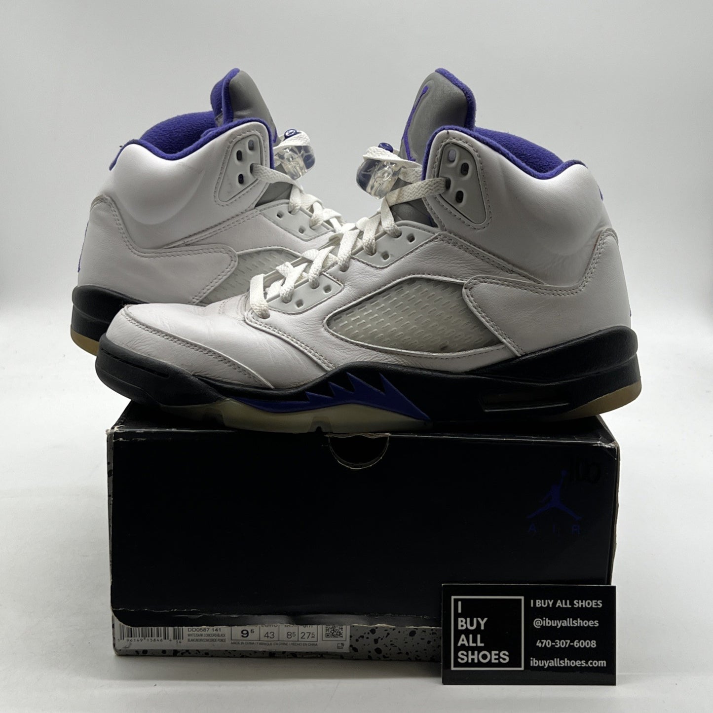 Size 9.5 - Air Jordan 5 Concord 2022 (DD0587-141)