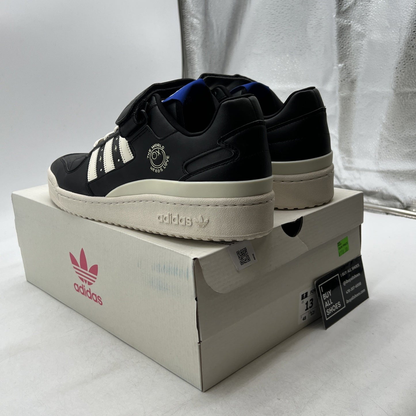 Size 13 - André Saraiva x Adidas Forum Low The World Needs Love (GZ2205)