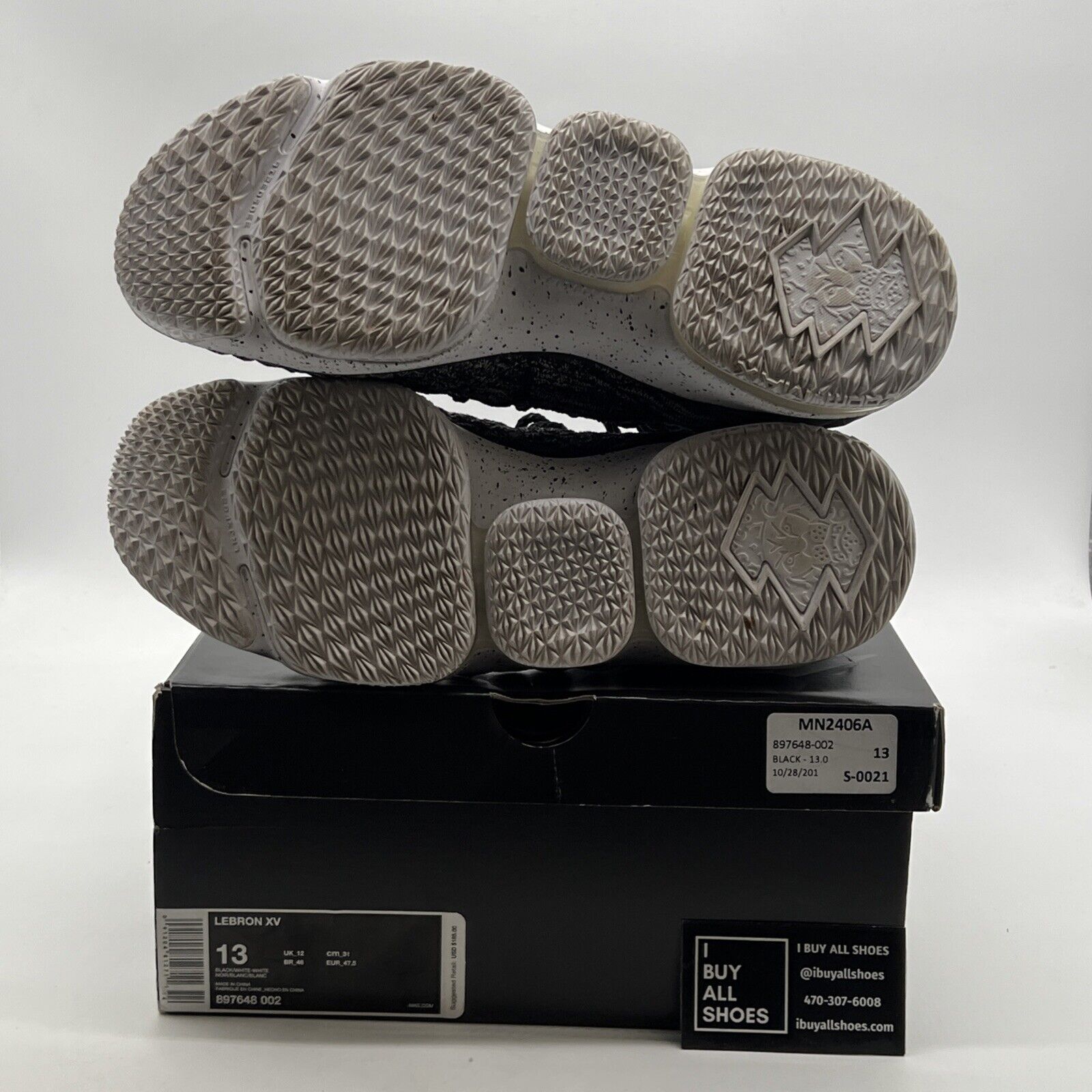 Size 13 - Nike LeBron 15 Ashes - (897648-002)