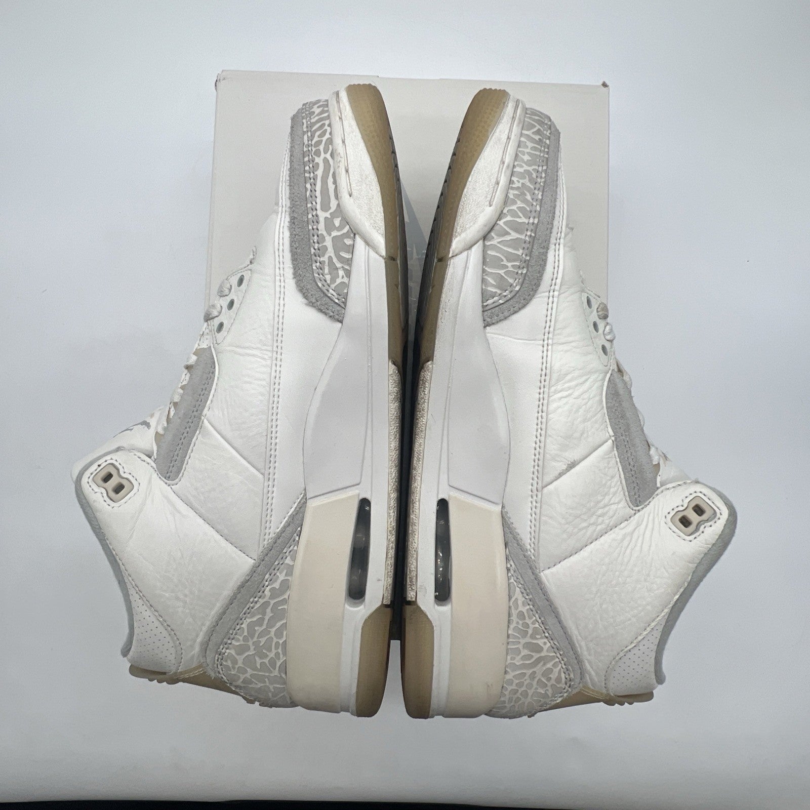 Size 10 - Air Jordan 3 Retro Craft Ivory/Grey White Leather (FJ9579-100)