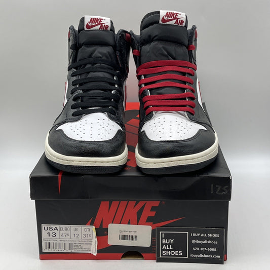 Size 13 - Jordan 1 Retro High OG Gym Red Black White Leather (555088-061)