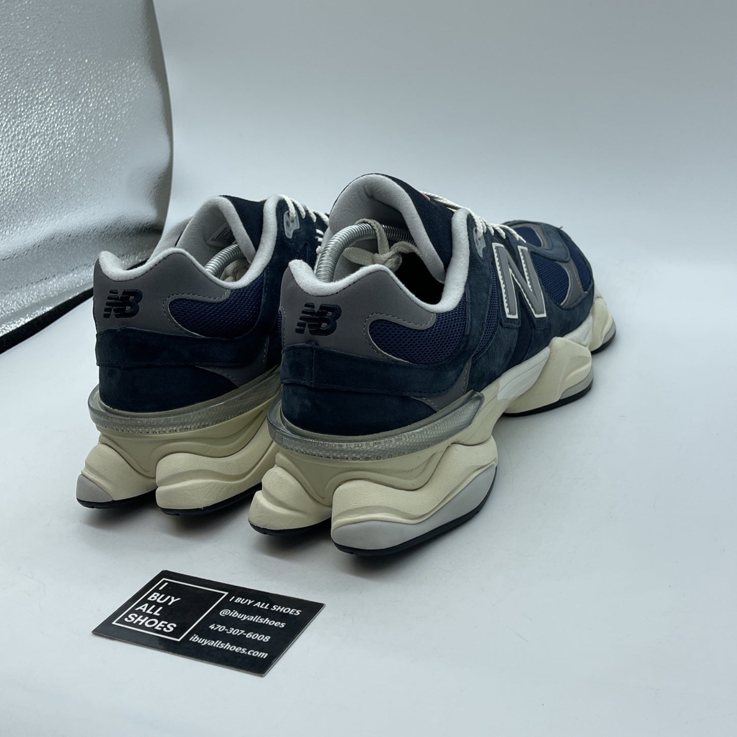 Size 13 - New Balance 9060 Outerspace Blue Grey Suede (U9060ECB)