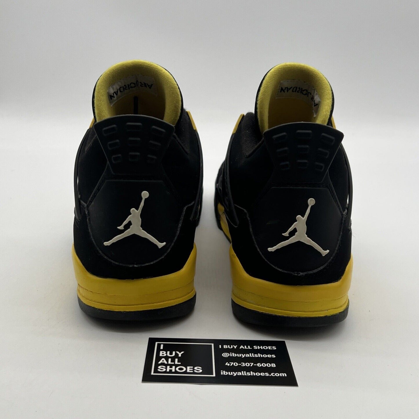 Size 10.5 - Air Jordan 4 Retro Low Thunder (308497-008)