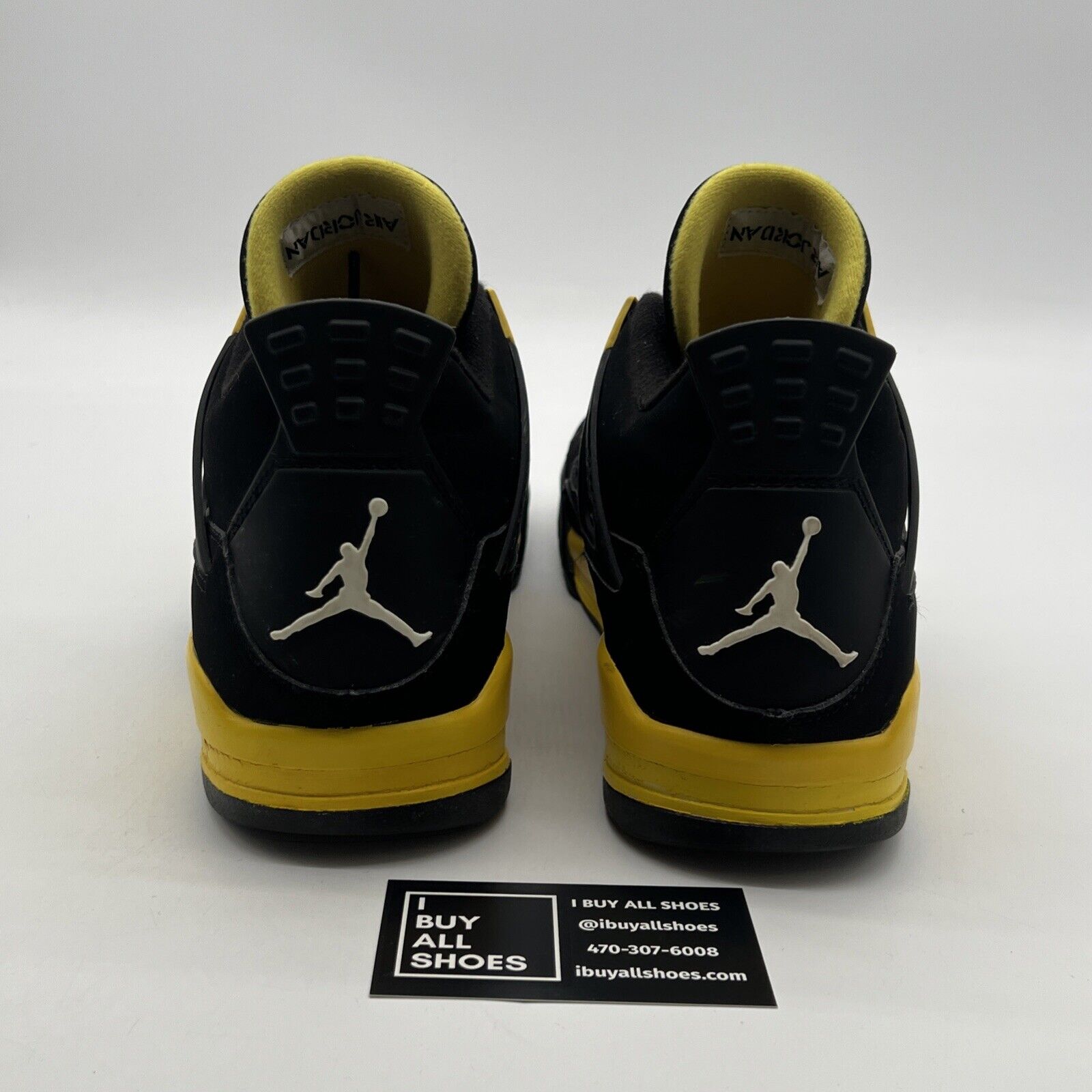 Size 10.5 - Air Jordan 4 Retro Low Thunder (308497-008)