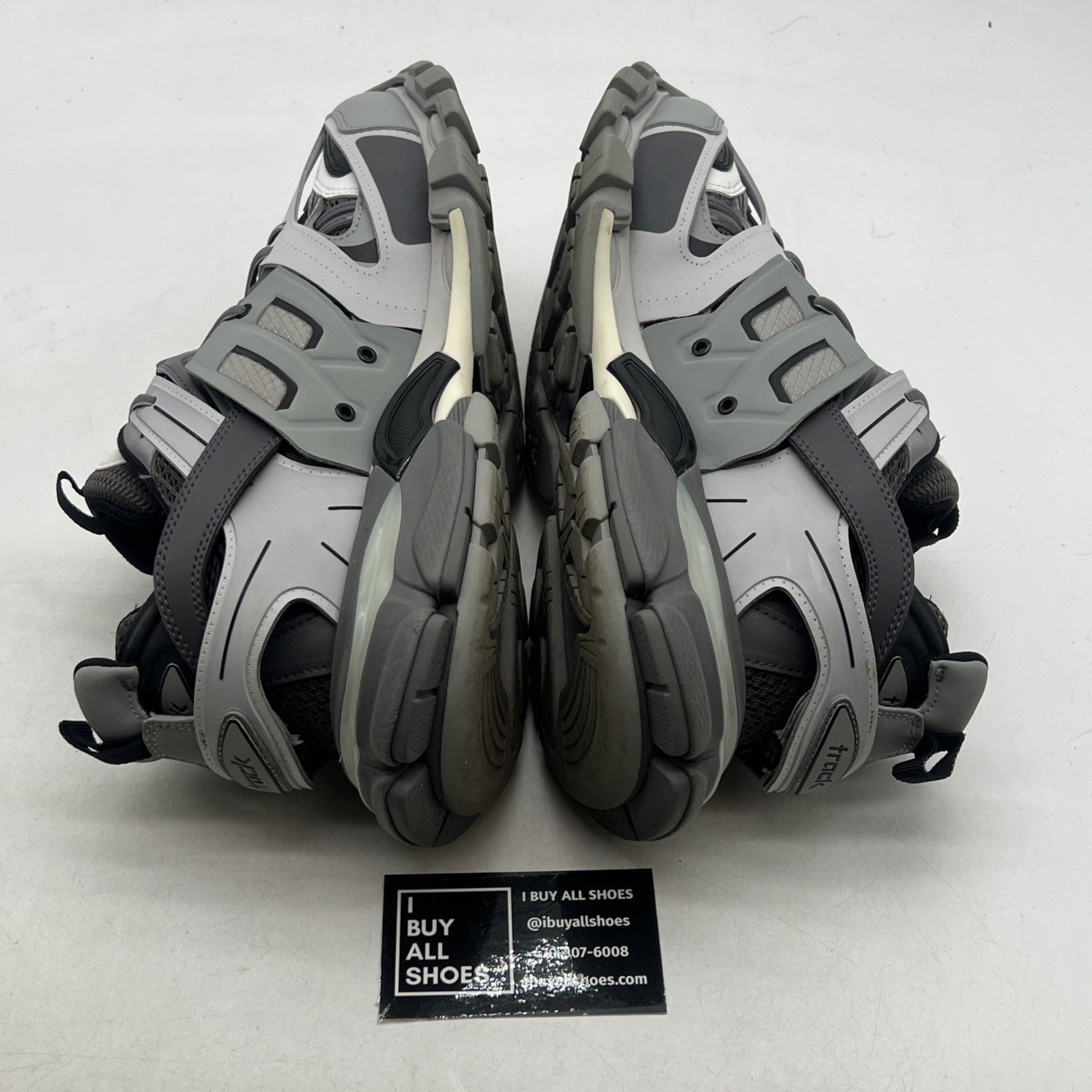 Size 43 (10 US)- Balenciaga Track LED Sneaker ' Silver Grey '
