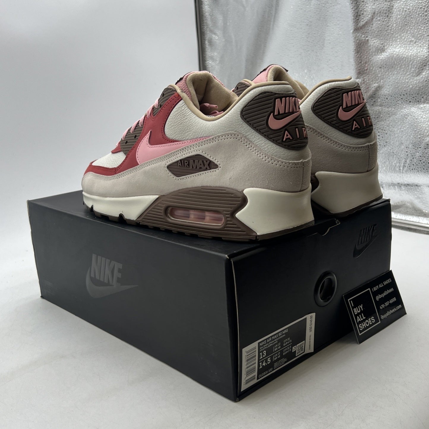 Size 13 - Nike DQM x Air Max 90 2021 Bacon (CU1816-100)
