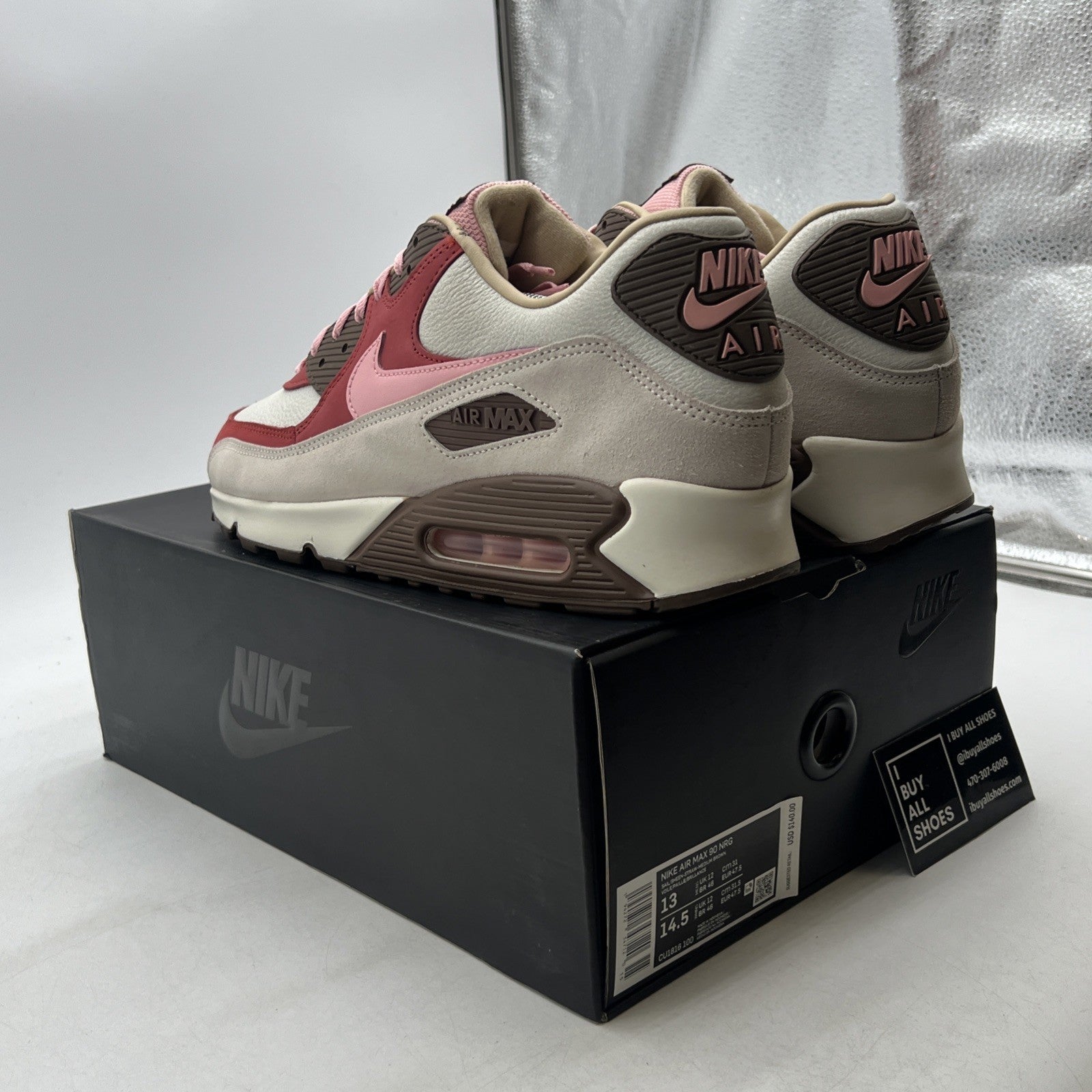 Size 13 - Nike DQM x Air Max 90 2021 Bacon (CU1816-100)