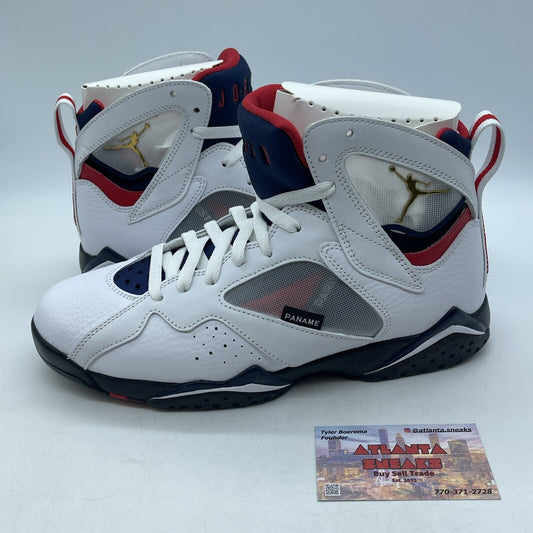 Size 8.5 - Paris Saint-Germain x Air Jordan 7 Retro Paname White (CZ0789-105)