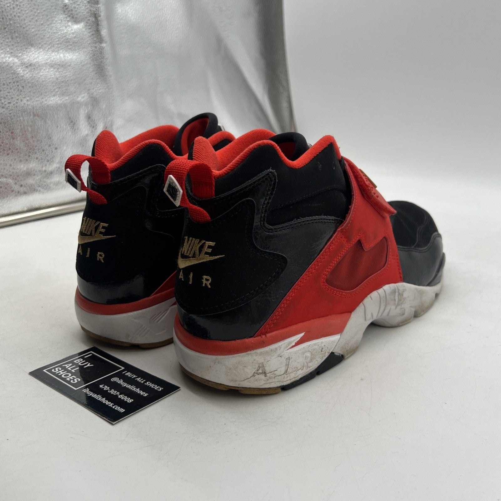 Size 11 - Nike Air Diamond Turf Black Gamma Orange (309434-009)