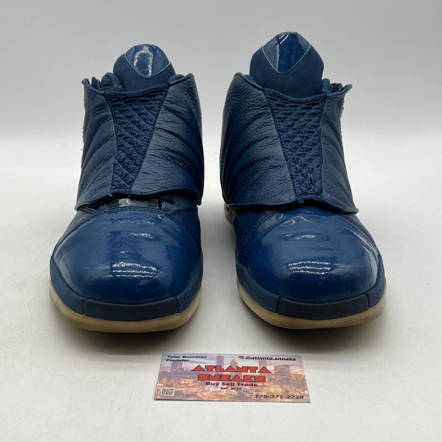 Size 12 - Trophy Room x Air Jordan 16 Retro French Blue Leather (854255-416)