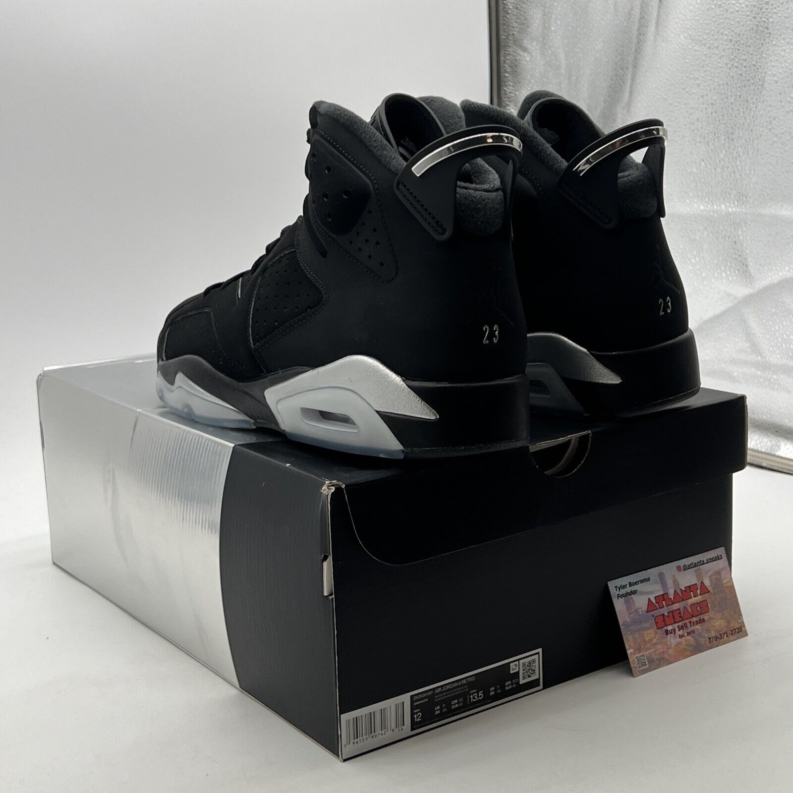 Size 12 - Air Jordan 6 Retro Mid Chrome (DX2836-001)