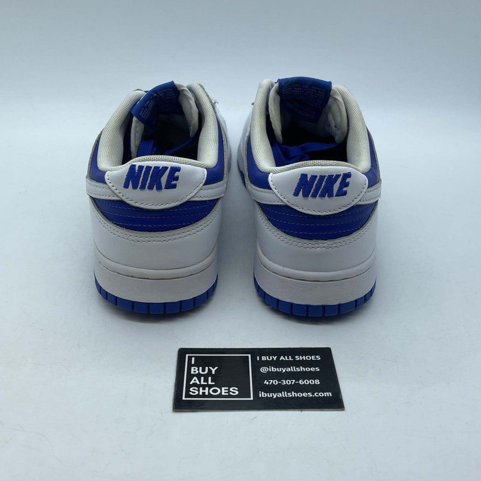 Size 10 - Nike Dunk Low Racer Blue 2022 White Leather (DD1391-401)